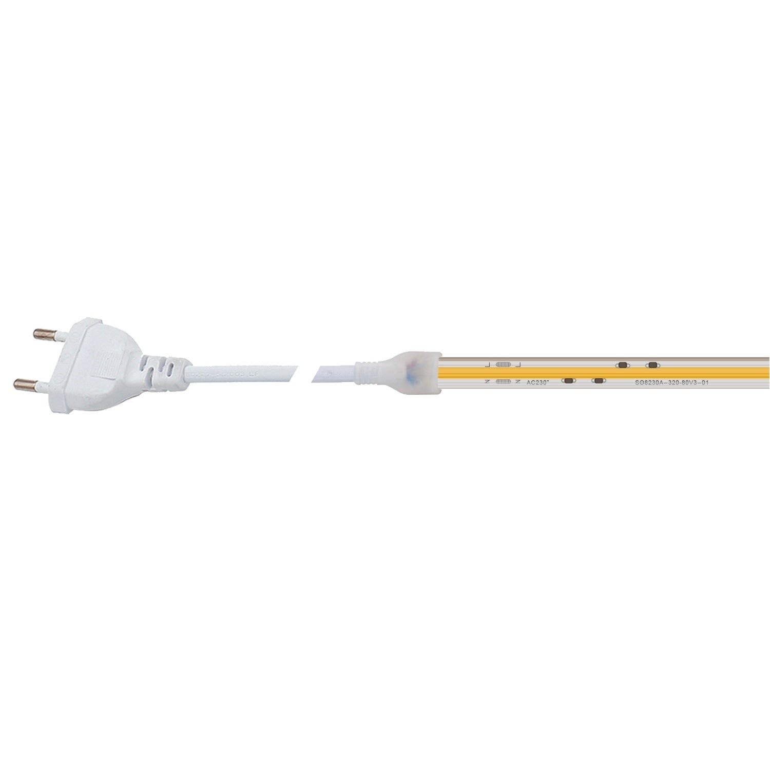 Kit striscia led STRIP COB AC230 10WIP65 3K 2M 2m luce bianco caldo BEGHELLI - 2