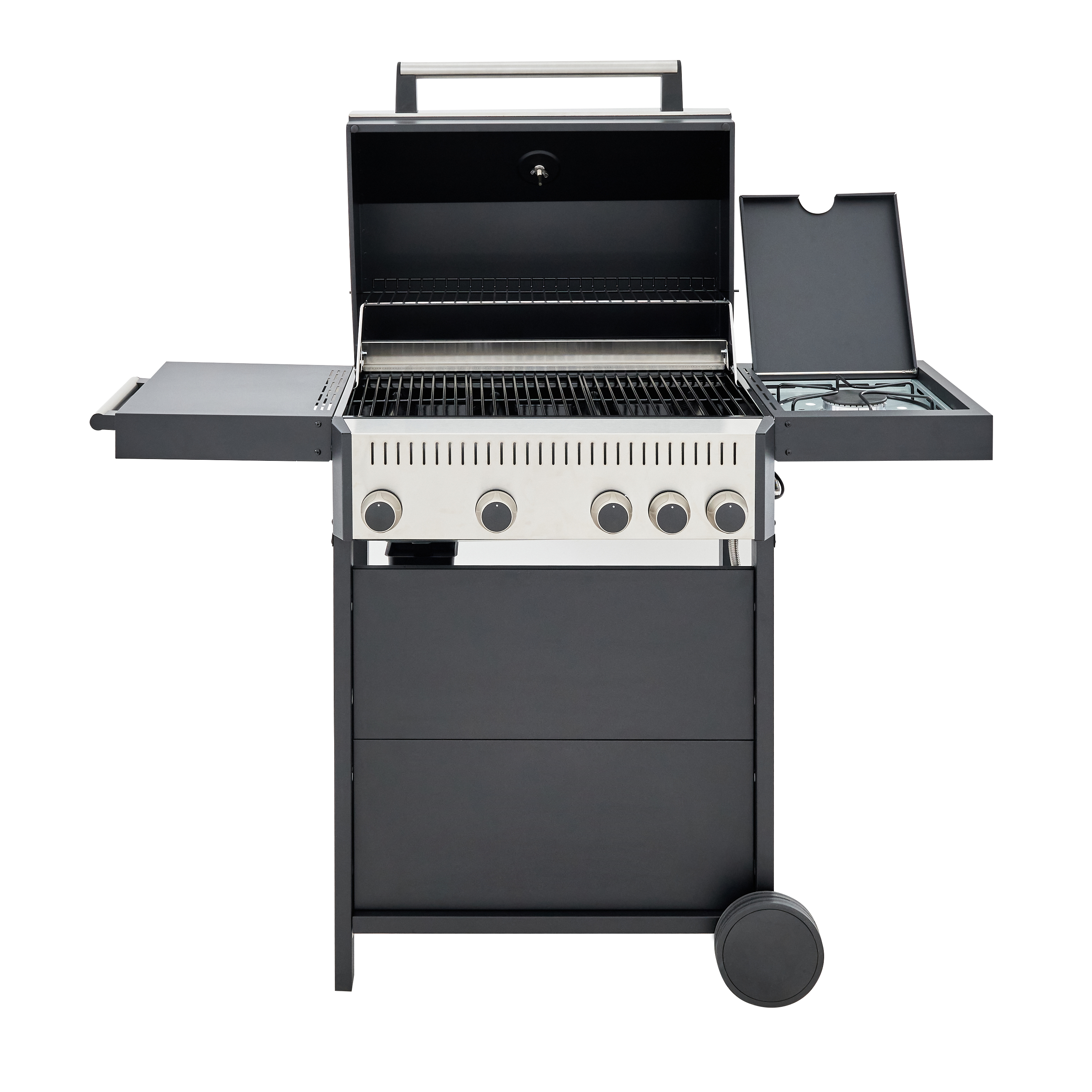 Barbecue a gás com 4 + 1 queimadores 125x49x104 cm C500 - 3