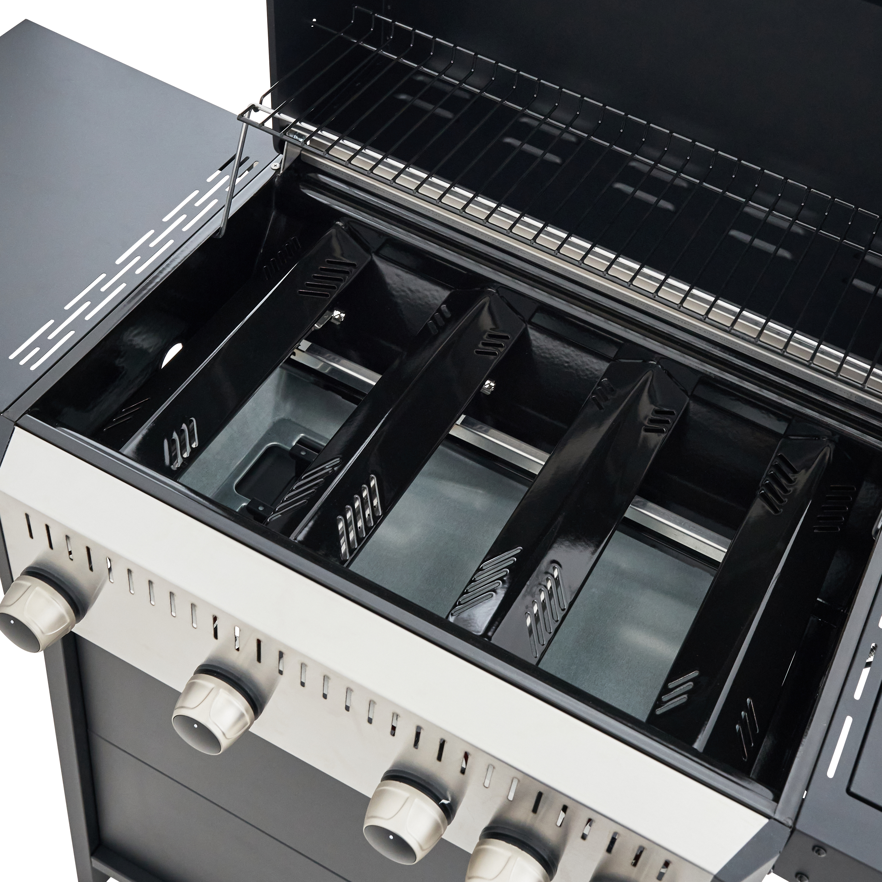 Barbecue a gás com 4 + 1 queimadores 125x49x104 cm C500 - 10
