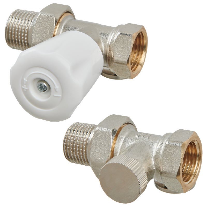 Zestaw zaworów grzejnikowych PROSTY 1/2"