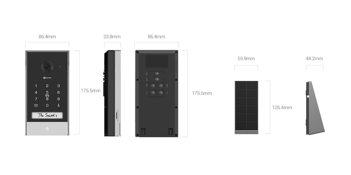 Videocitofono WiFi connesso EZVIZ EP7 LCD 7