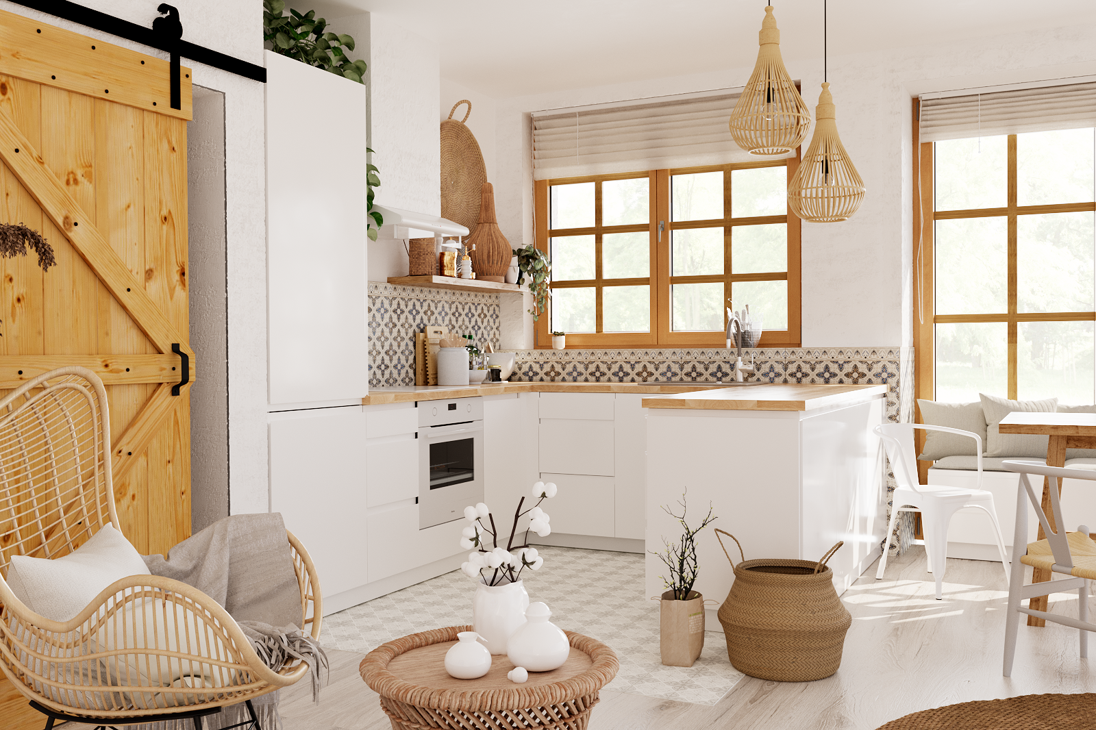 Korpus szafki kuchennej B60 biały Delinia iD - 5