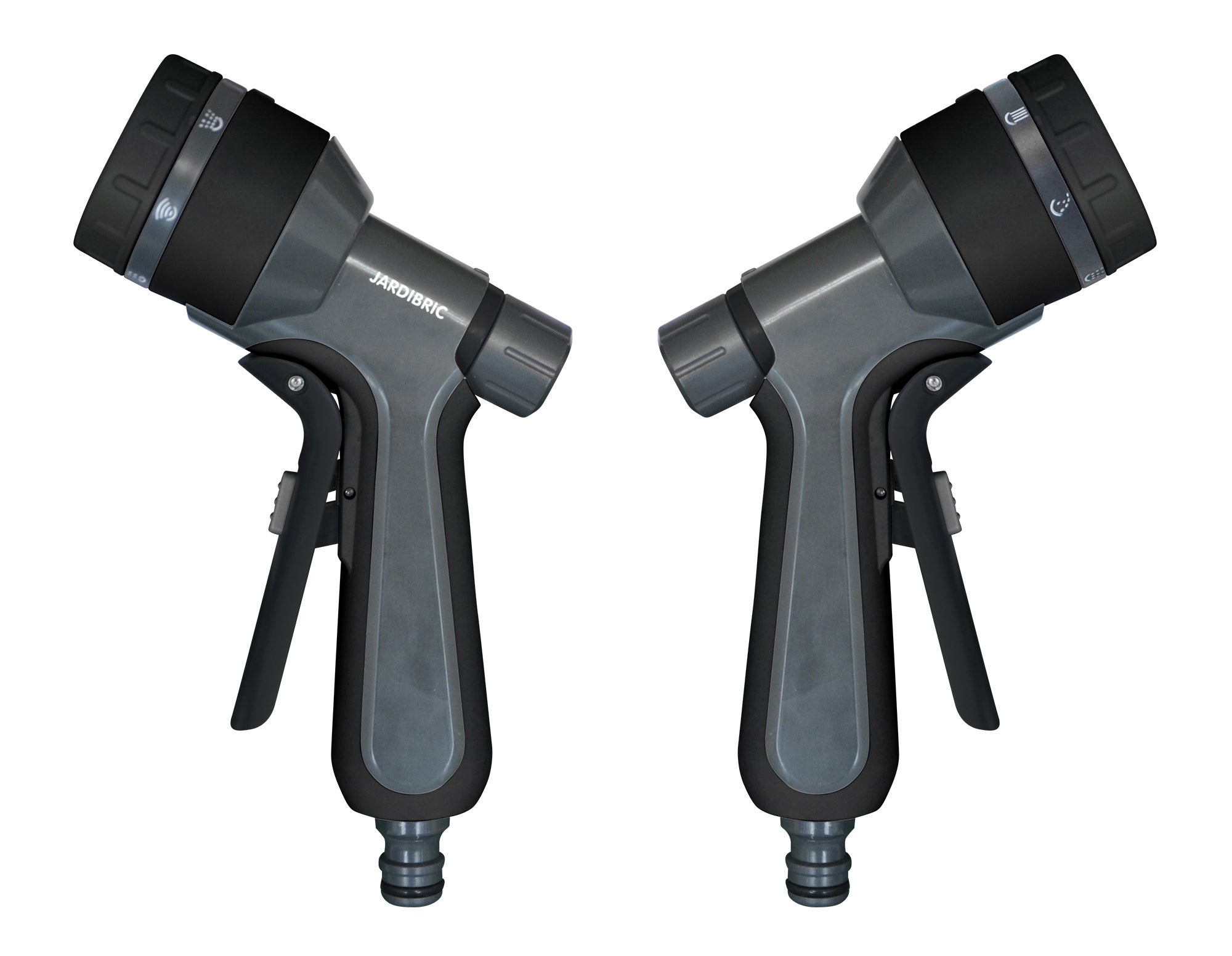 Pistola de riego jardibric de abs 7 jets regulables