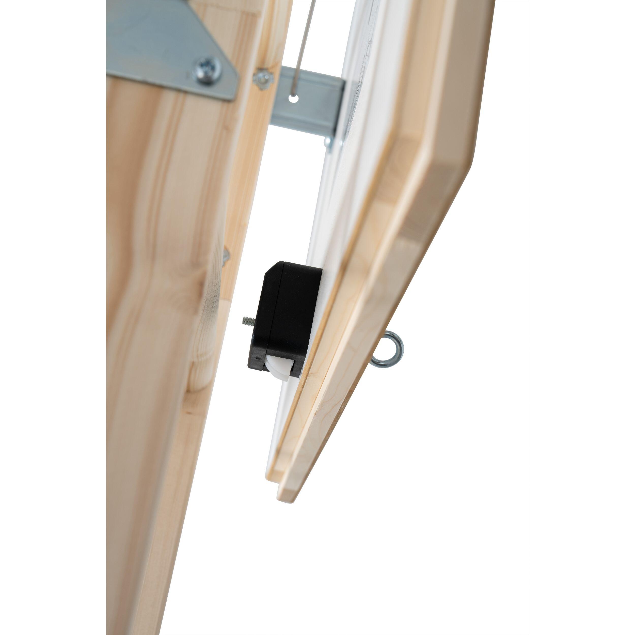 Schody strychowe drewniane EURO ISO 26 120x60 cm 282 cm Dolle - 13