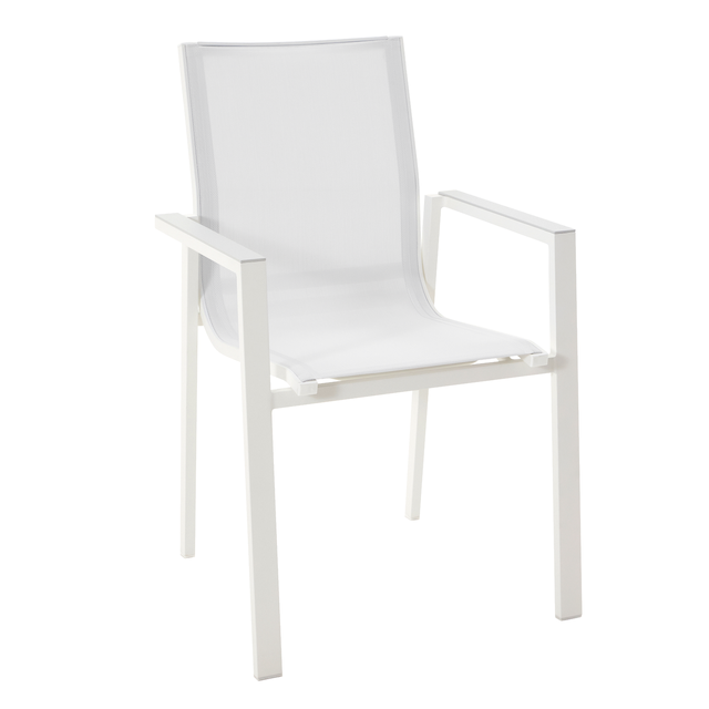 Sillón de jardín sin cojín de aluminio Odyssea blanco