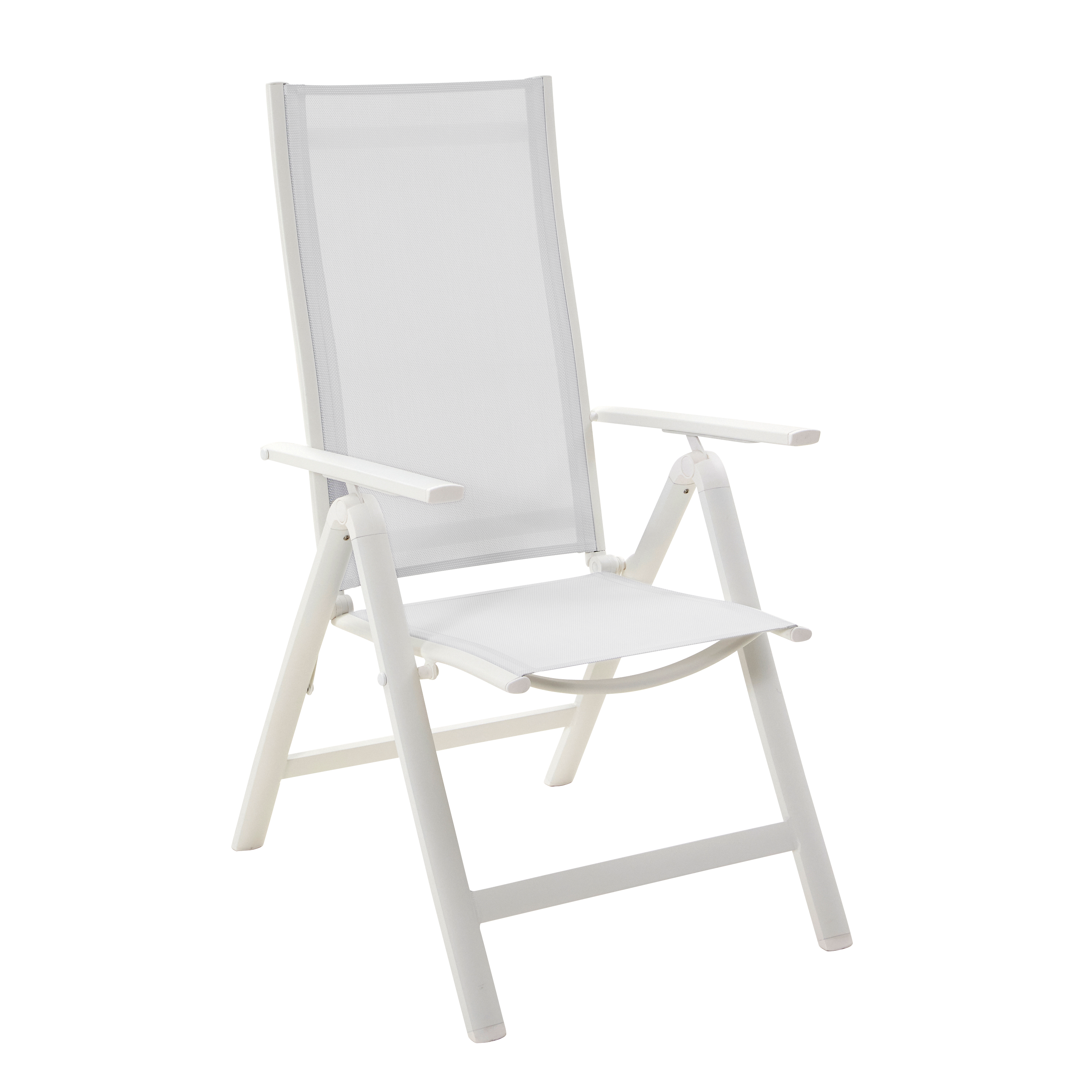 Lot de 2 fauteuils multipositions NATERIAL Odyssea en aluminium blanc - 12