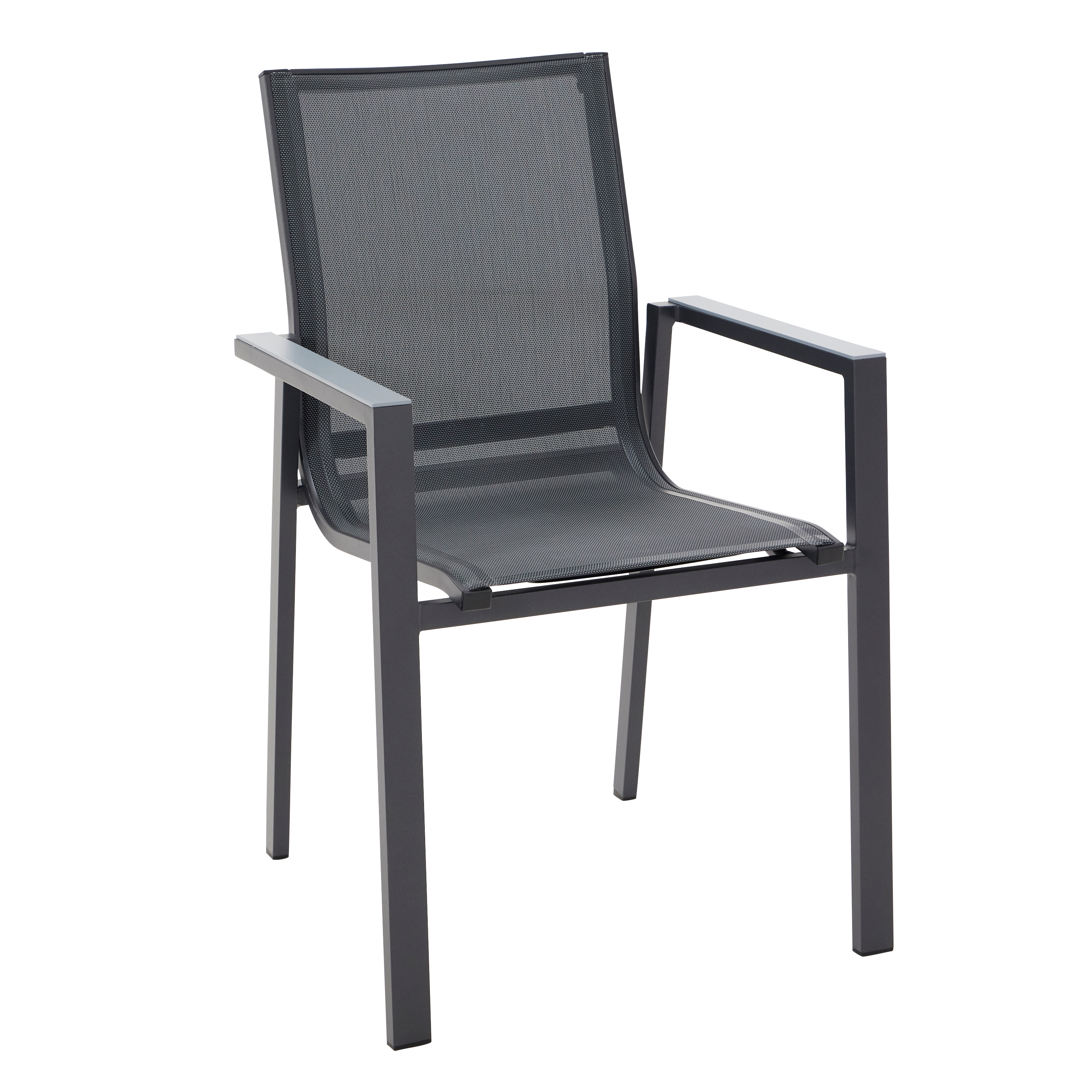 Krzesło ogrodowe Odyssea Gamma antracytowe aluminiowe Naterial