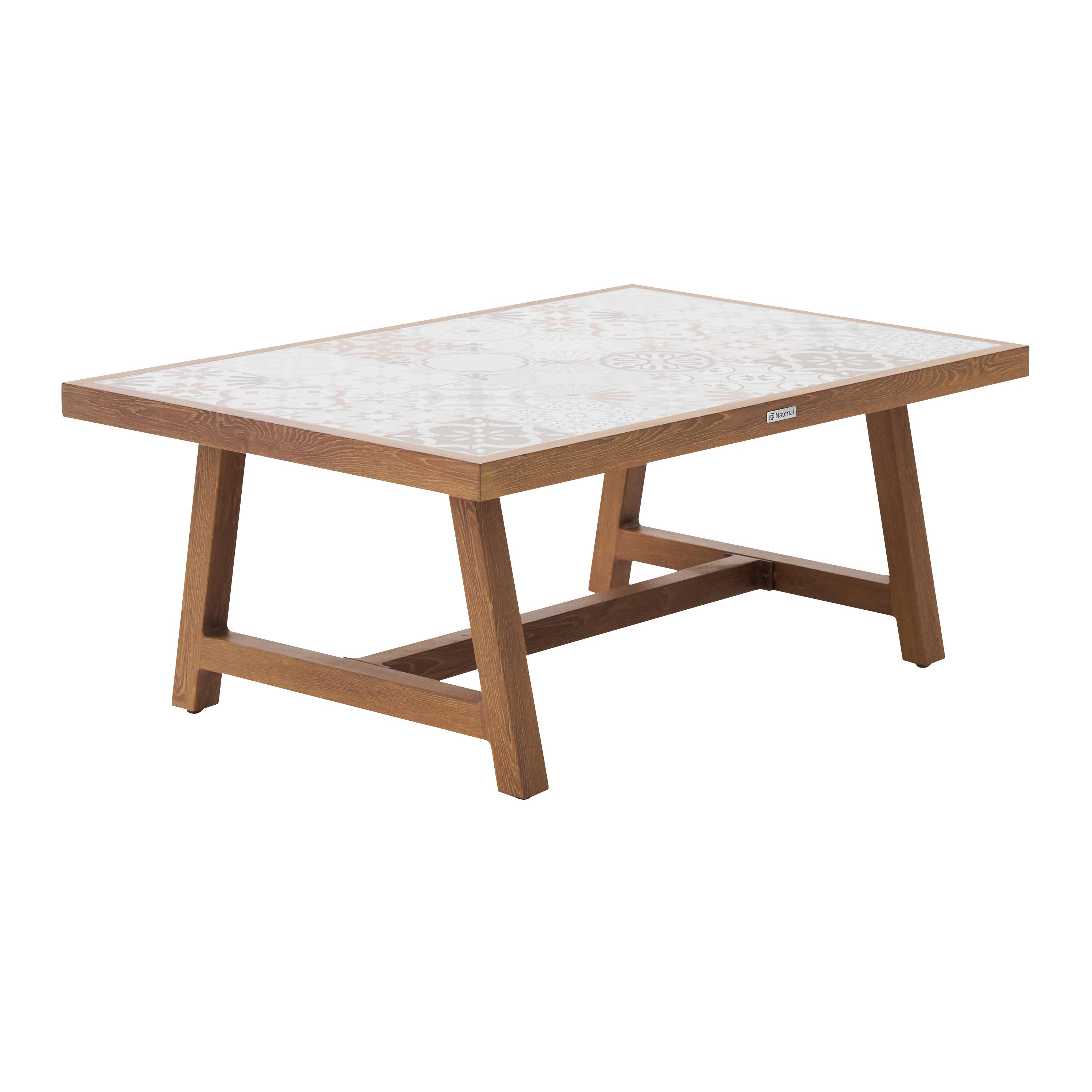 Salotto da giardino Gaia NATERIAL in n/a beige con cuscini in olefina beige per 4 persone - 5