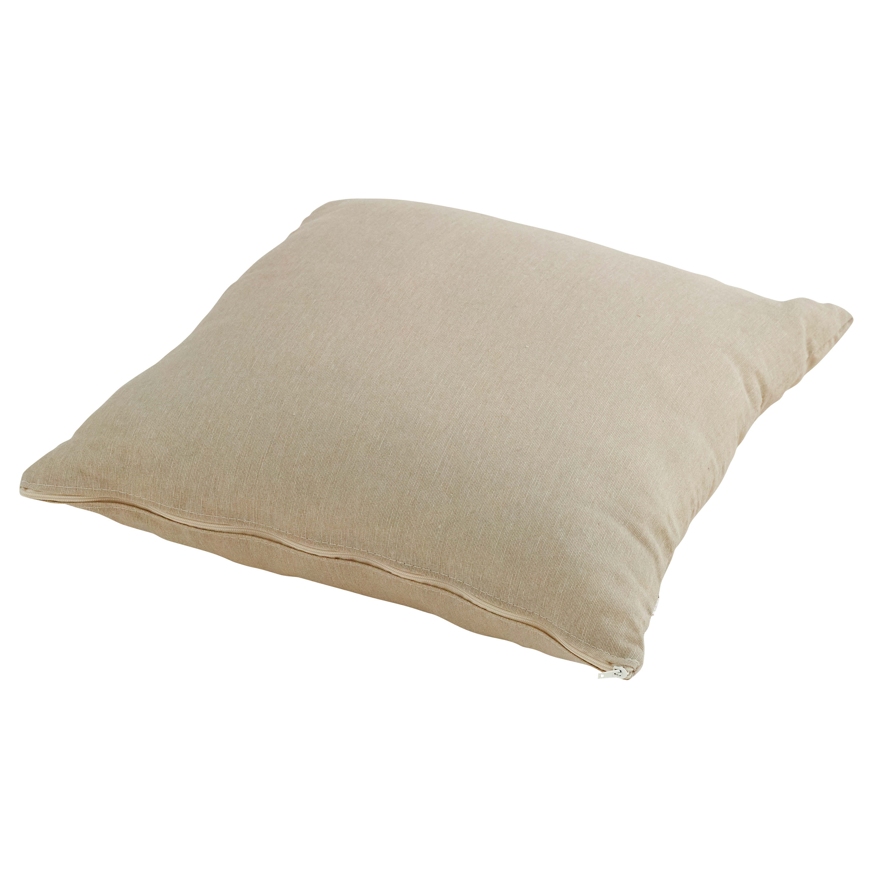 Cuscino da esterno decorativo in cotone e poliestere beige 40 x 40 x Sp 8 cm - 2