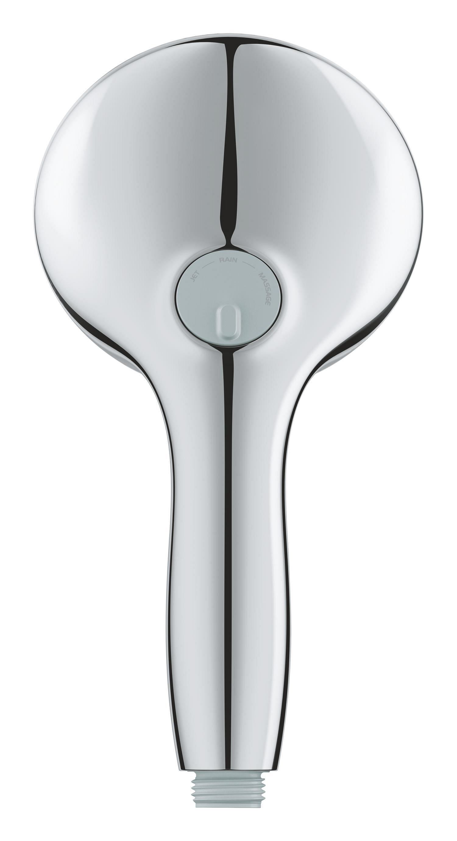 Chuveiro 110 cm cromado cinza Grohe Start Clova - 12