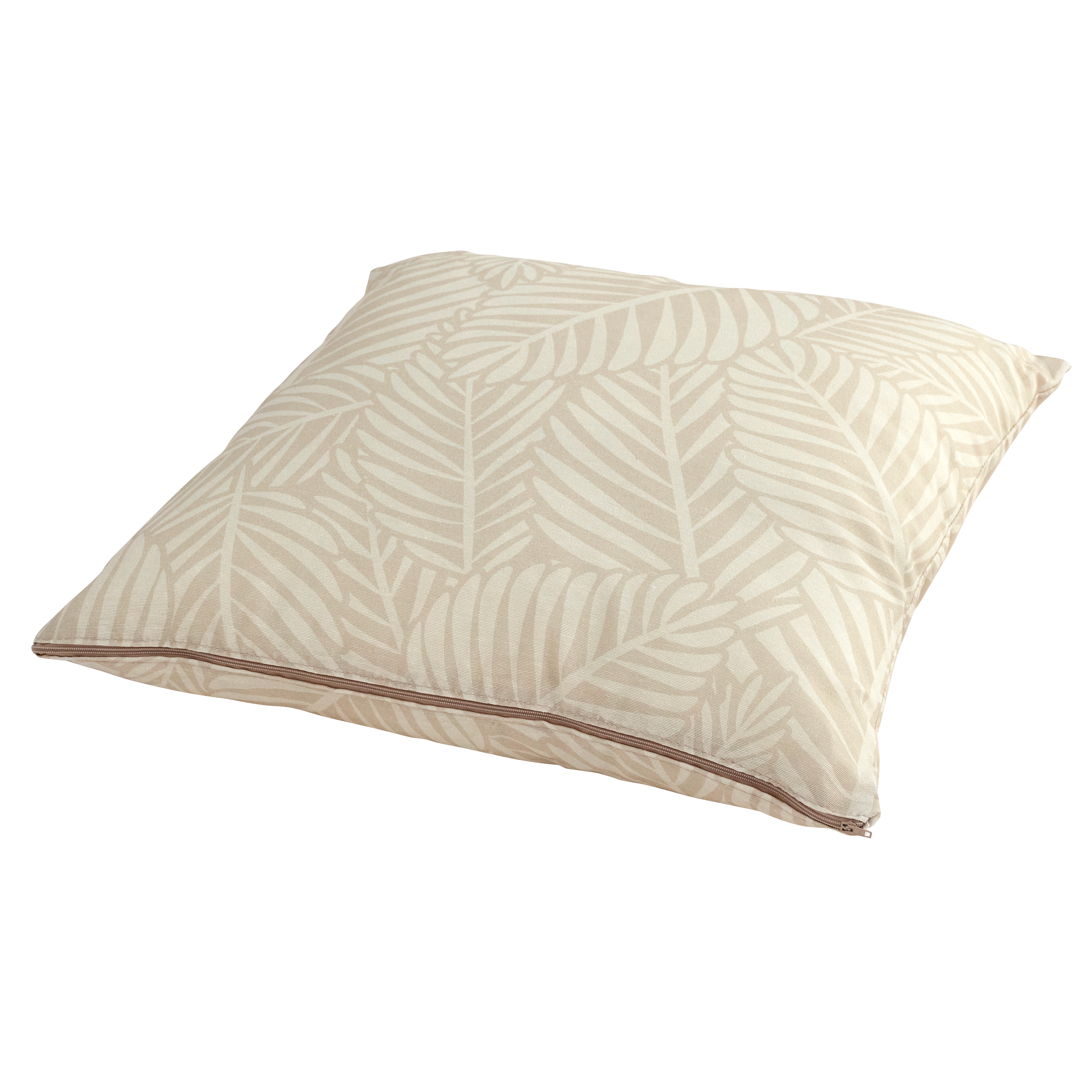 Cojín decorativasrativo de jardín NATERIAL hojas beige 45x45 cm - 6