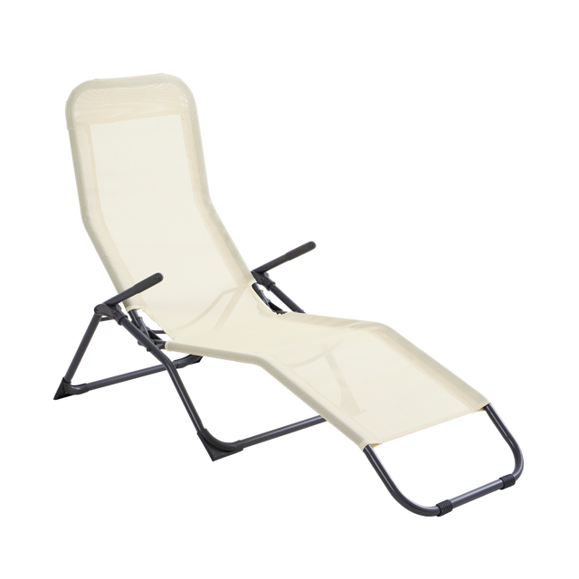 Bain de soleil Kroma 2 positions beige