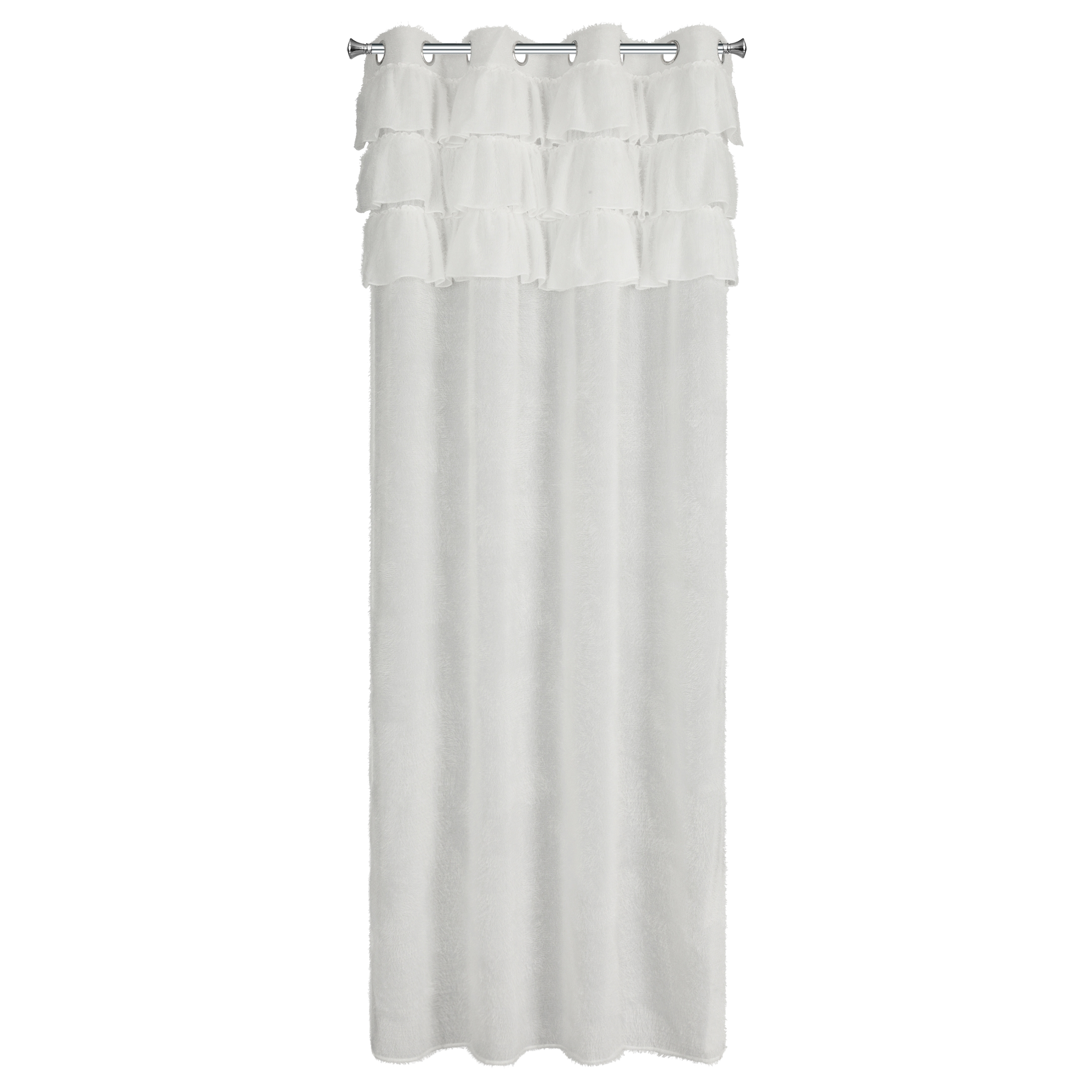 Zasłona Agis 140 x 250 cm biała na przelotkach