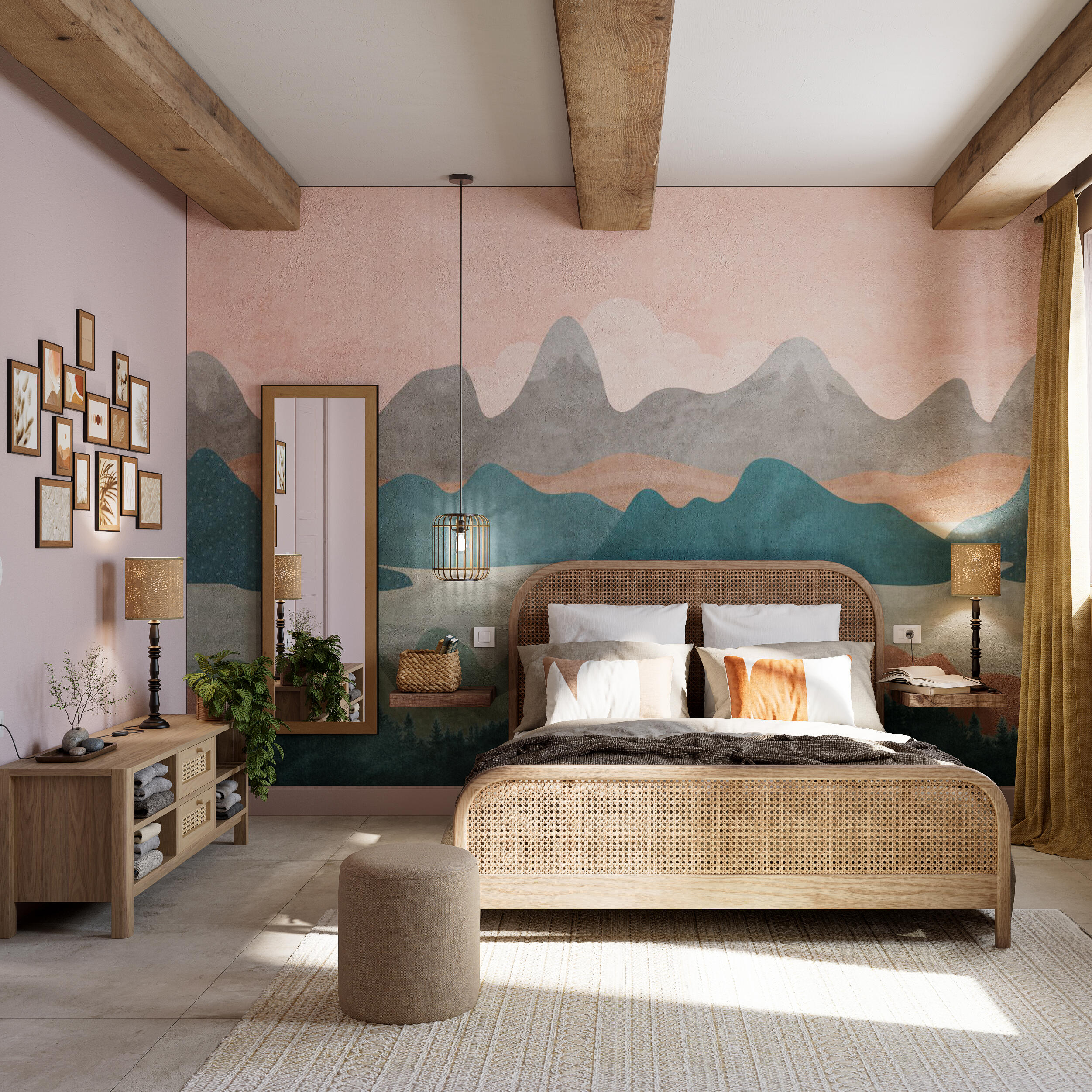 Almofada Ambin 30x50cm algodão multicor Inspire - 3