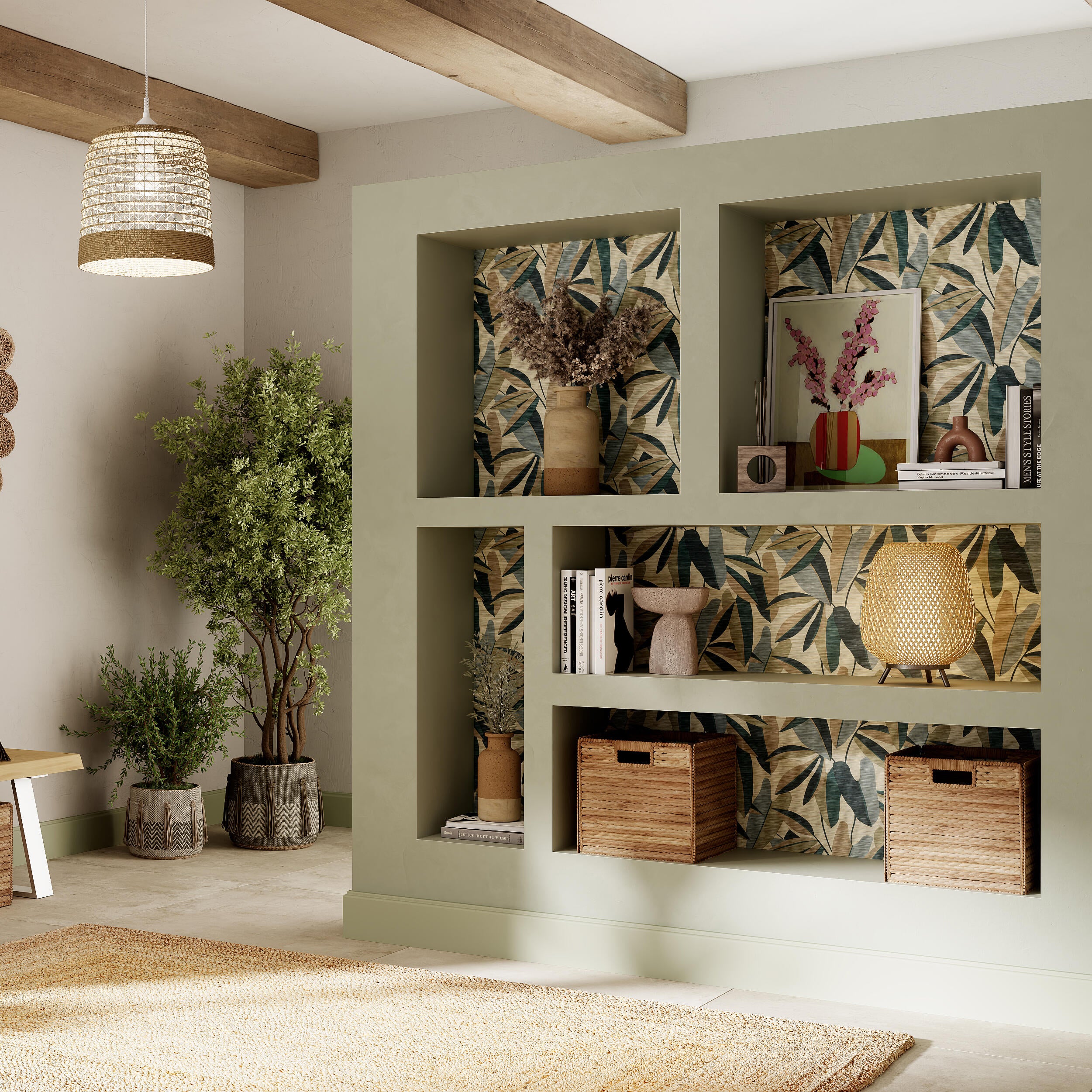 Pittura per interni per parete e soffitto super lavabile, LUXENS monomano verde forest 3 opaco, 2.5 L - 3