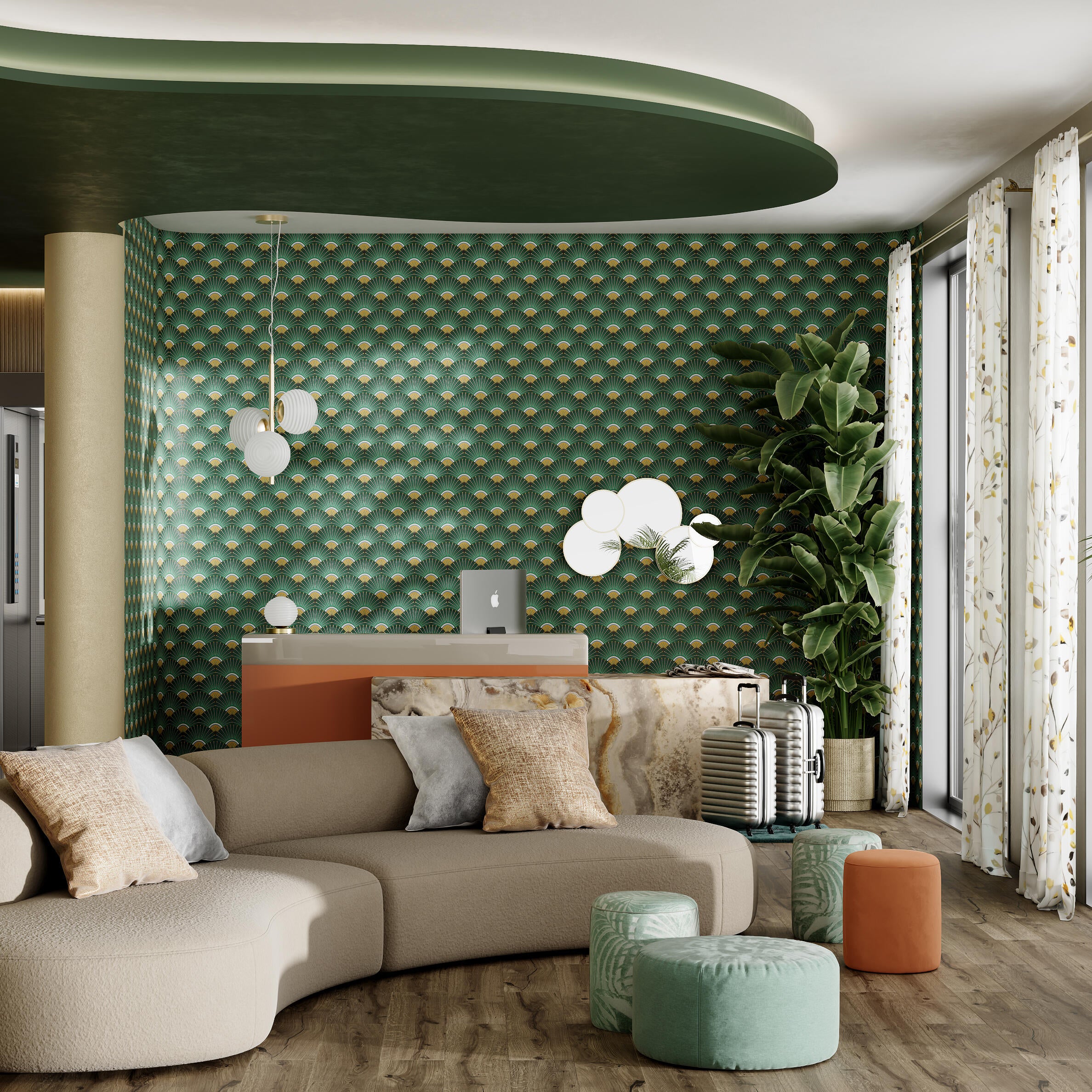 Almofada 40x40 cm erika ouro - 10