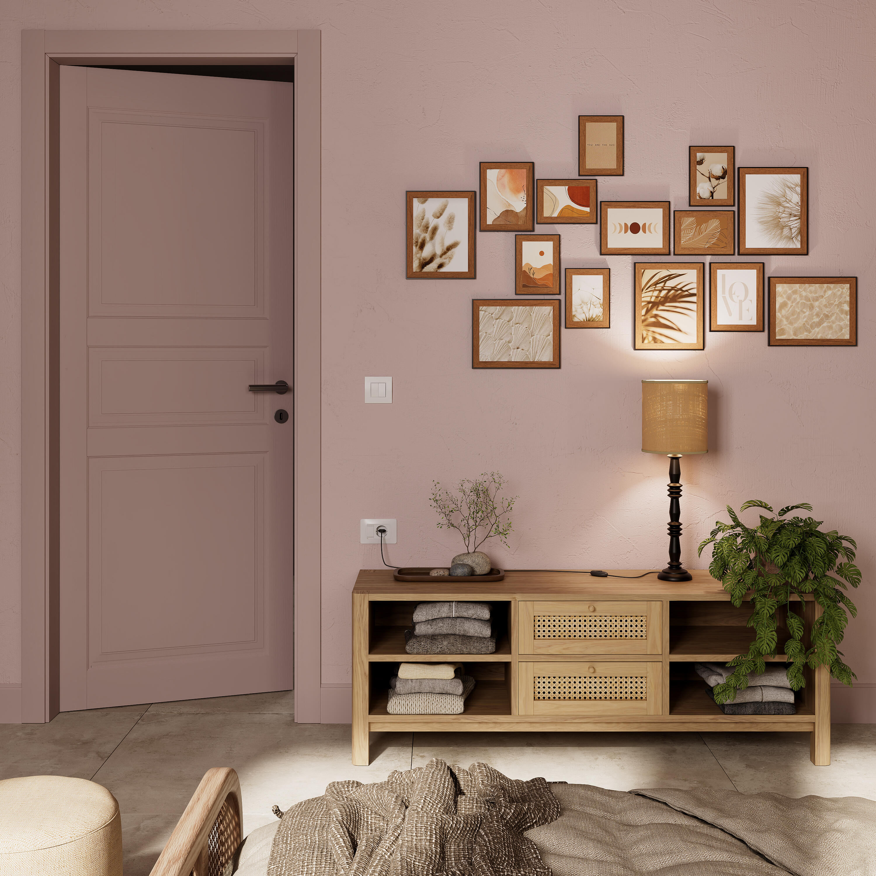 Moldura industriel walnut 18x24 cm Inspire - 4