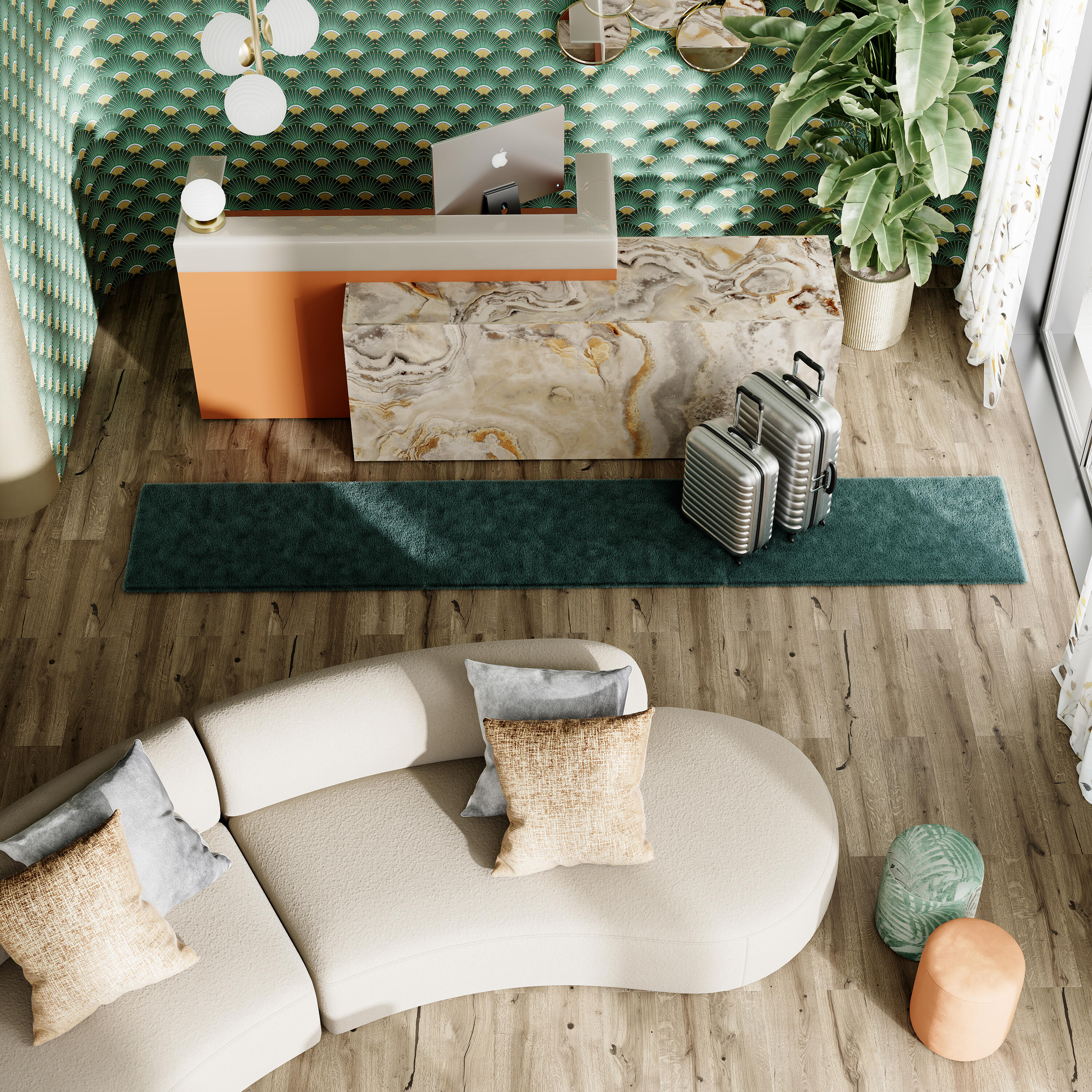 Parquet multistrato XL in noce oliato natura sp. 14/2.5 mm 1.37 m² - 5