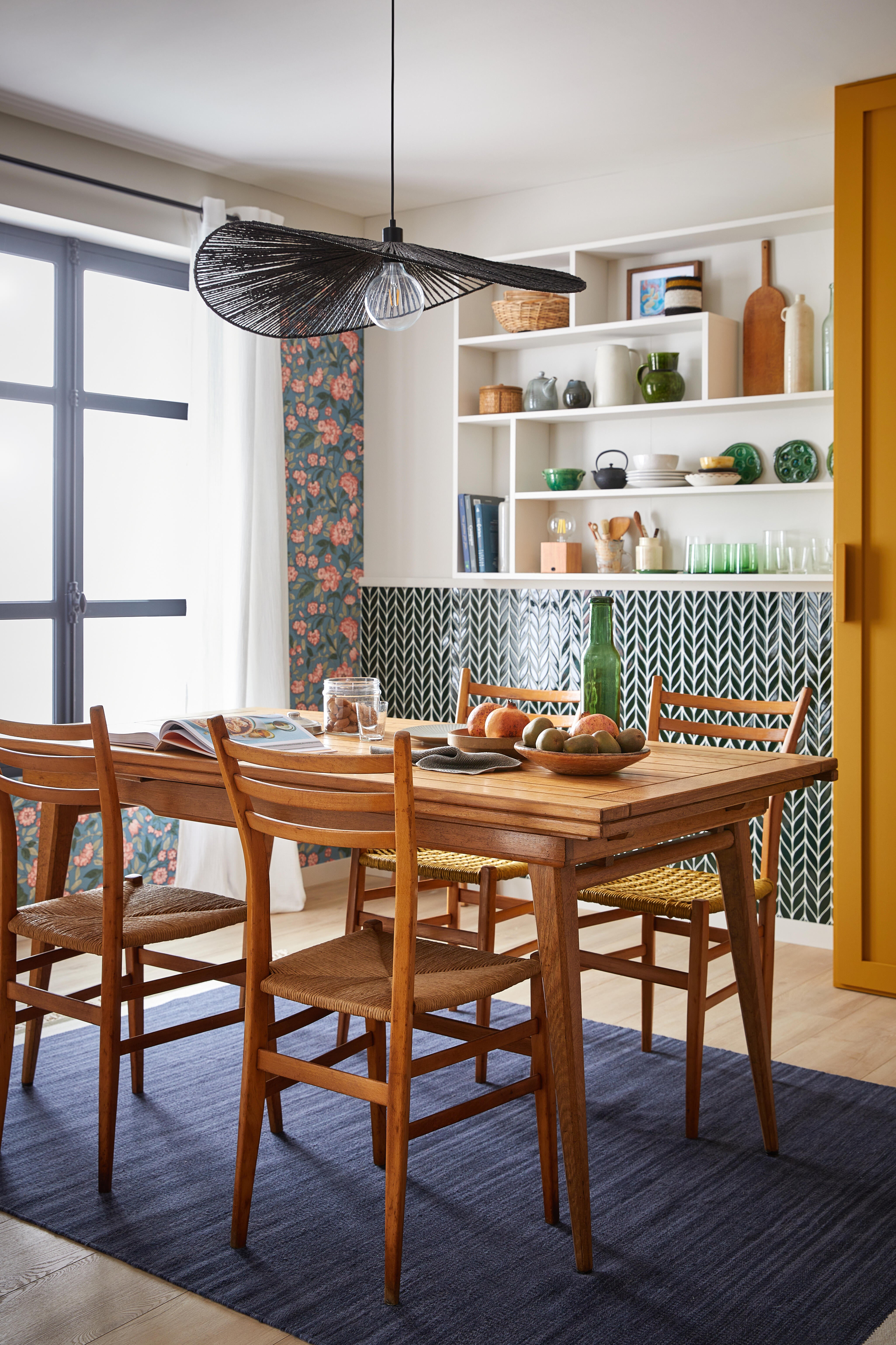 Suspension Siruela, corde, noir, Diam.80 cm, E27 - 2