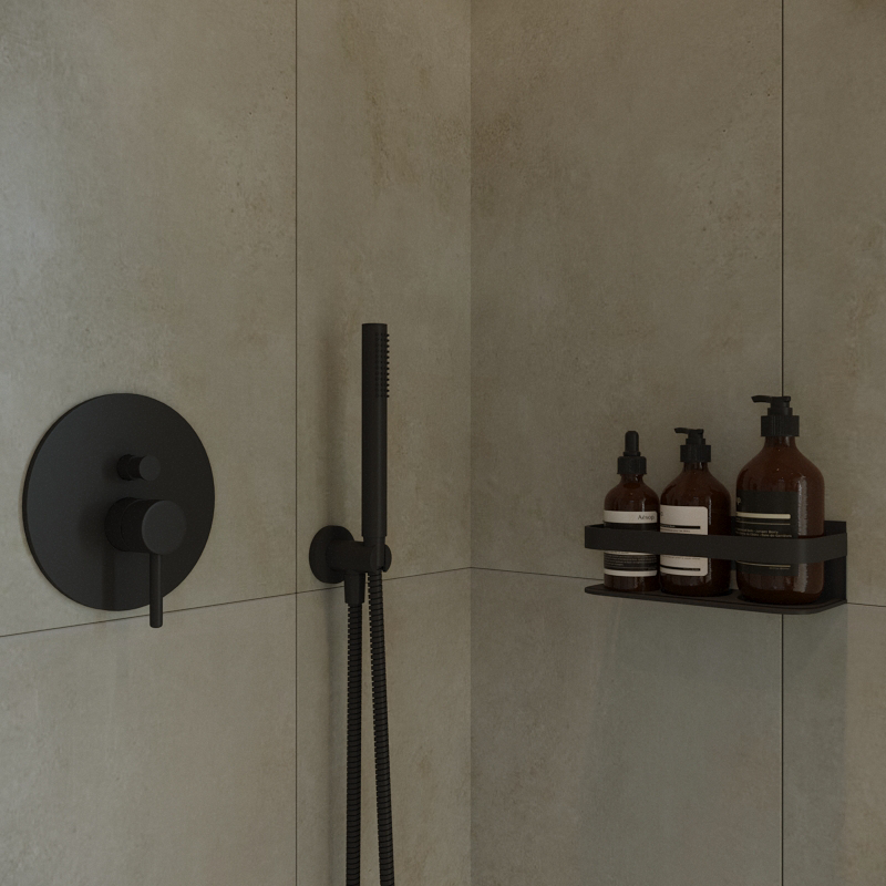 System prysznicowy podtynkowy czarny Simplon Omnires - 10