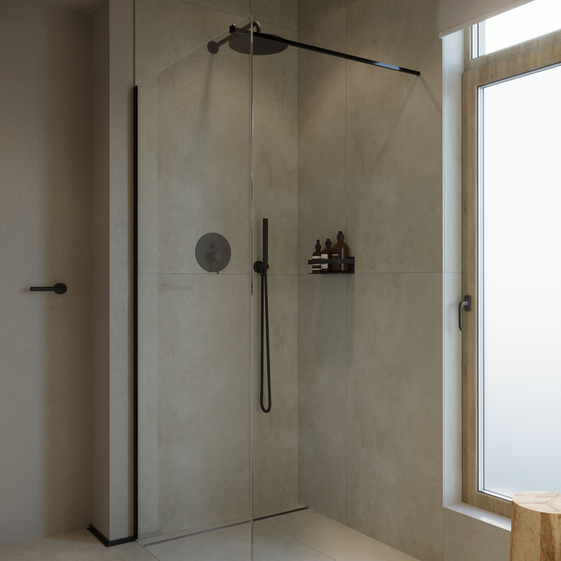 System prysznicowy podtynkowy czarny Simplon Omnires - 9