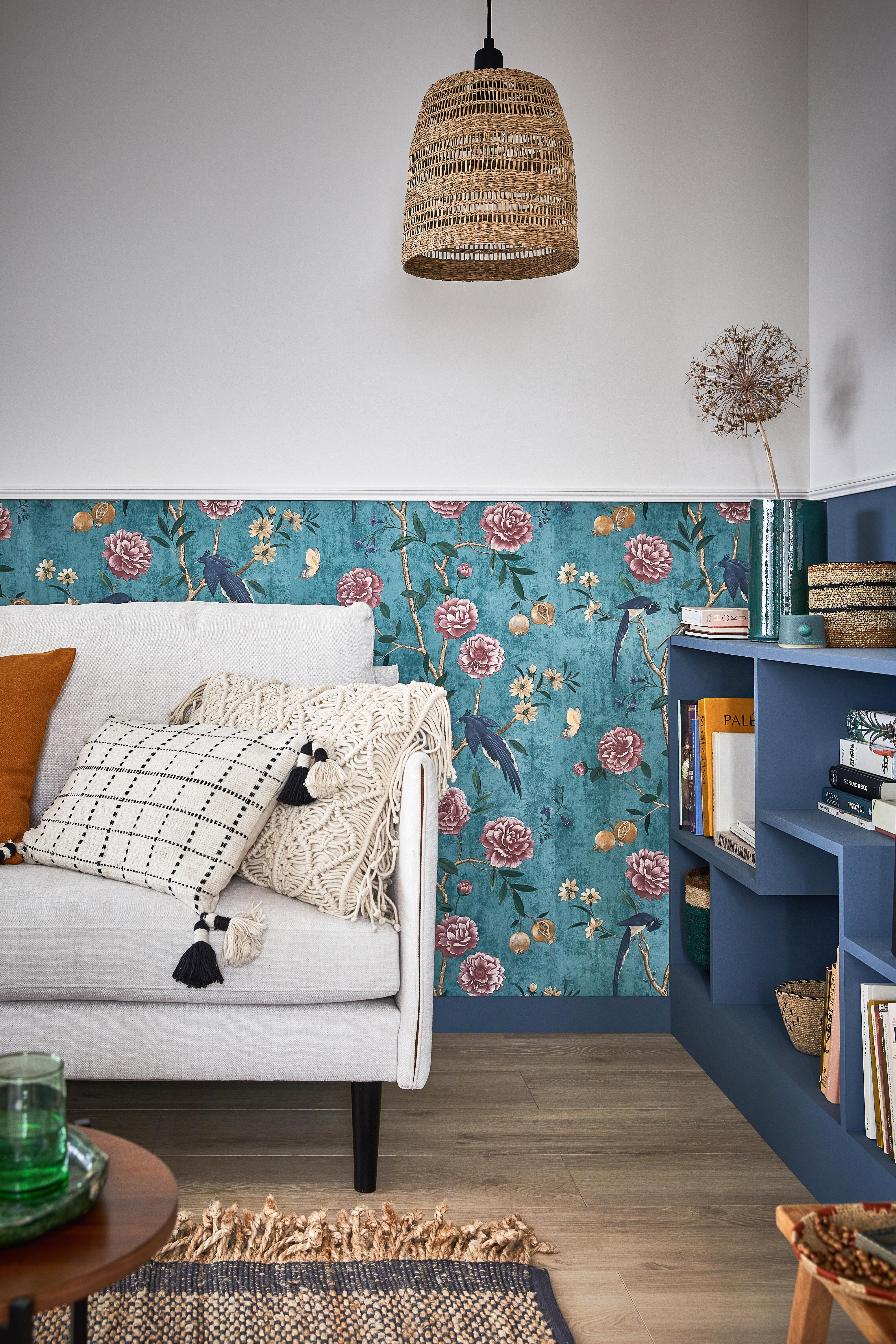 Papier peint intissé Animaux Chinoiserie vert - 8