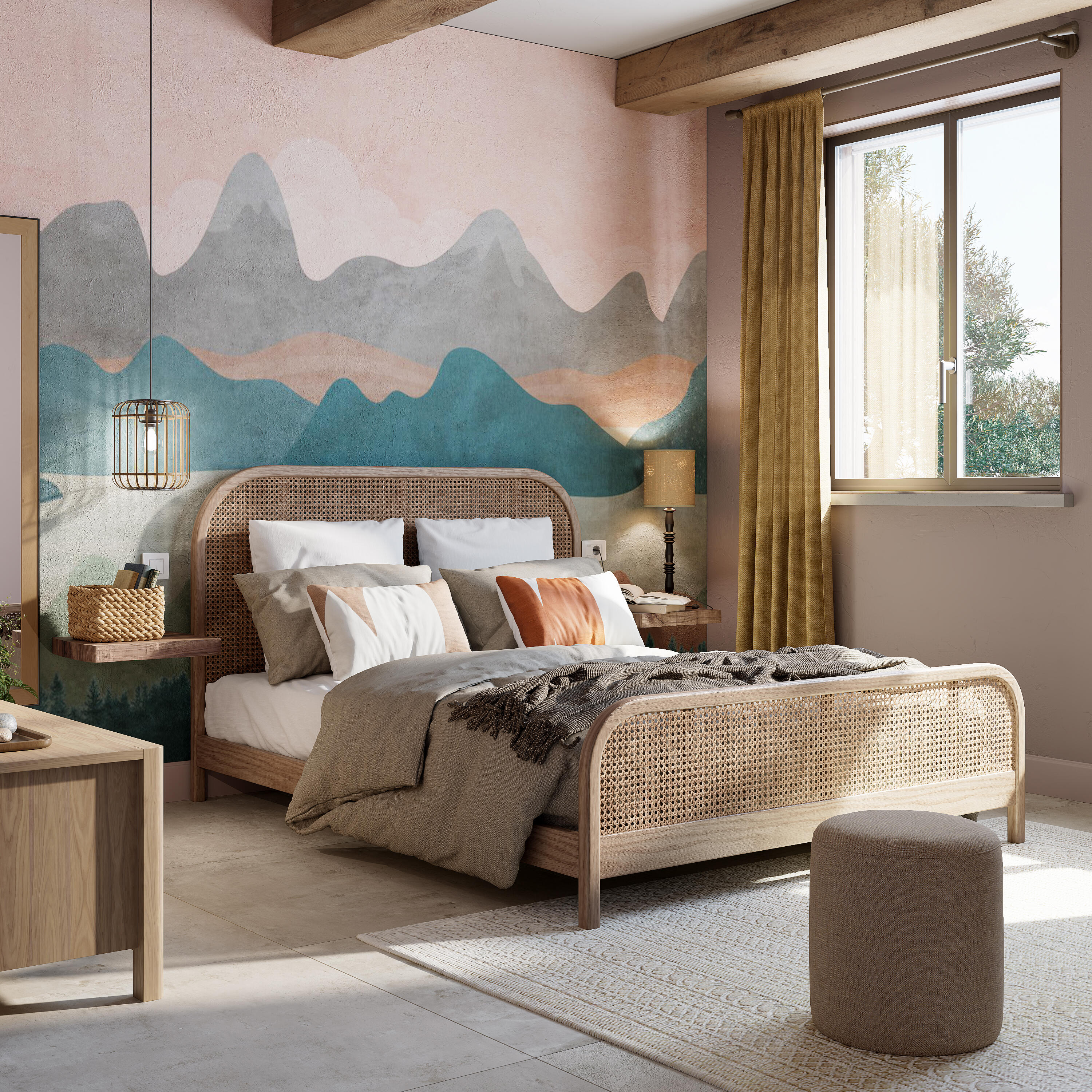 Almofada Ambin 30x50cm algodão multicor Inspire - 2