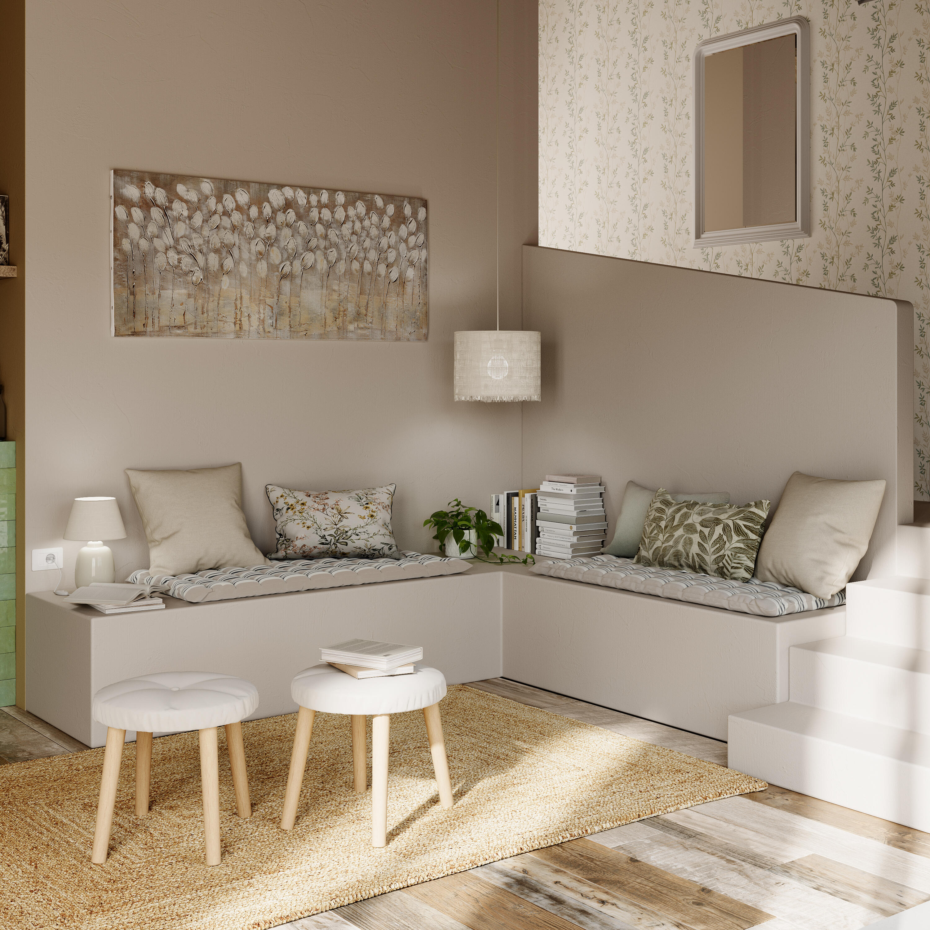 Carta da parati E Foglie verde, 53 cm x 10 m - 2