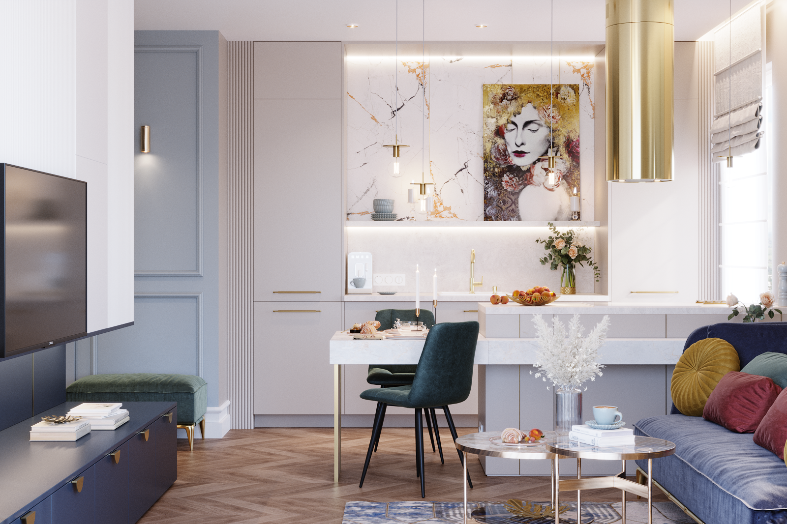 Front/zaślepka boczna FFS60/215 Vienne lniany Delinia iD - 5