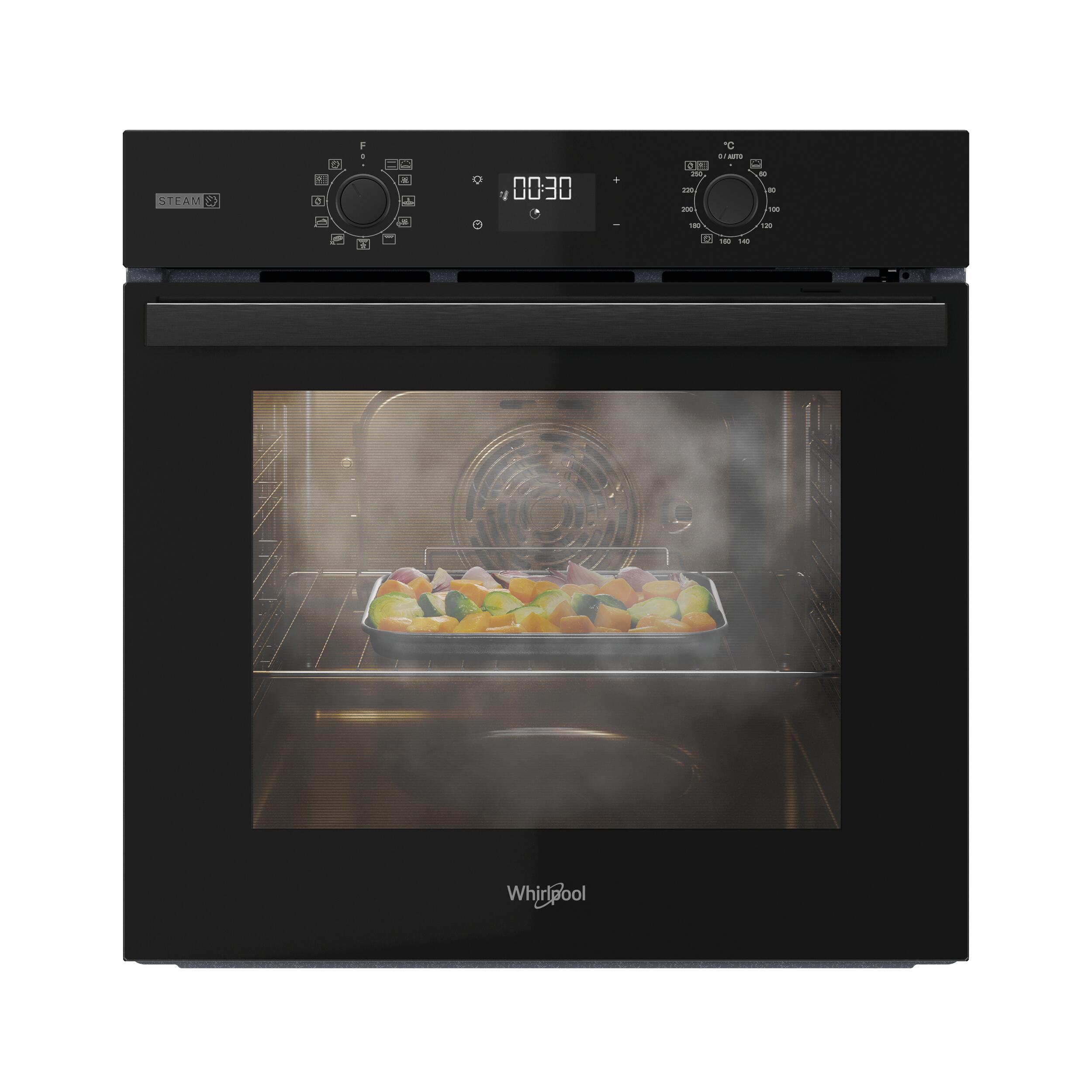 Horno WHIRLPOOL OMSR58RU1SB 71L pirólisis negro Clase A+ - 7
