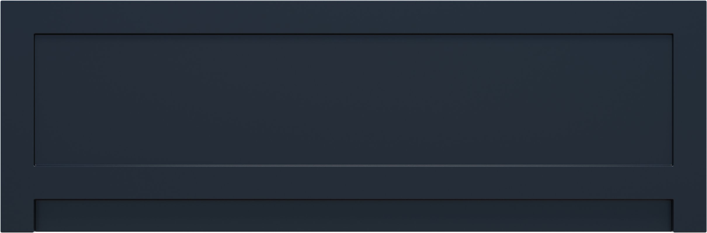 Obudowa wanny czarna Panel Square 160 Sensea