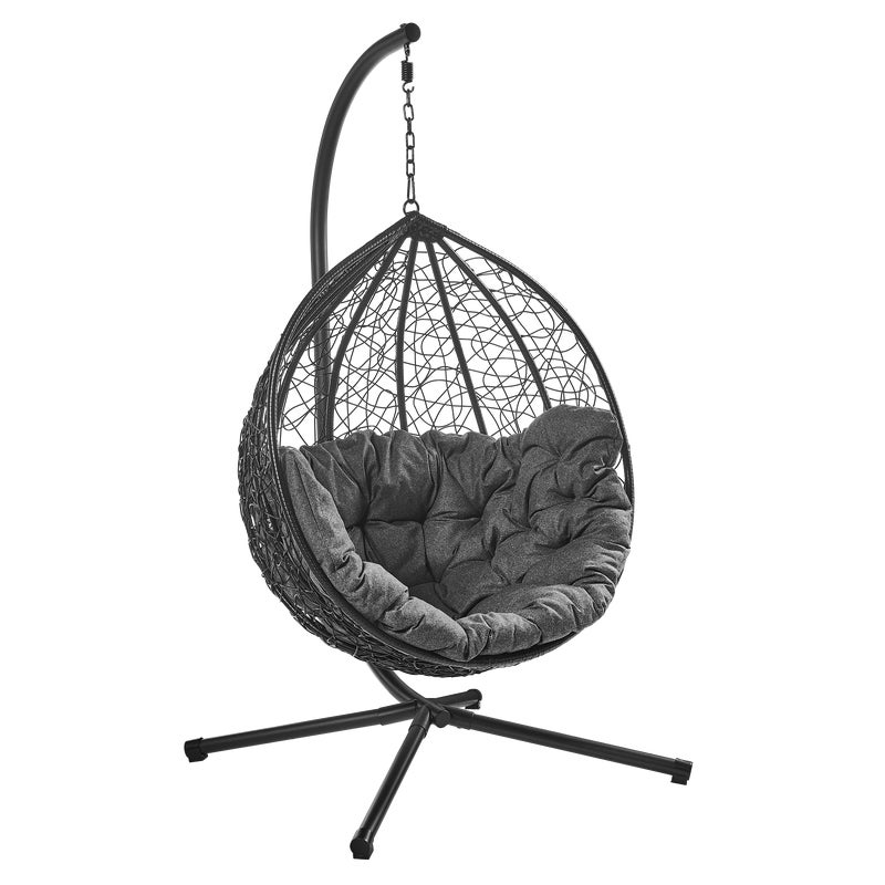 Fotel wiszący kokon Santa Moritz antracytowy Corciano