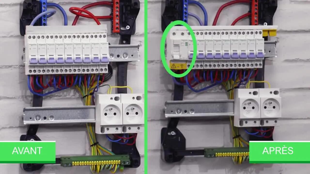Peigne monobloc 1P+N 63A 13 modules Resi9 XP, SCHNEIDER ELECTRIC - 4