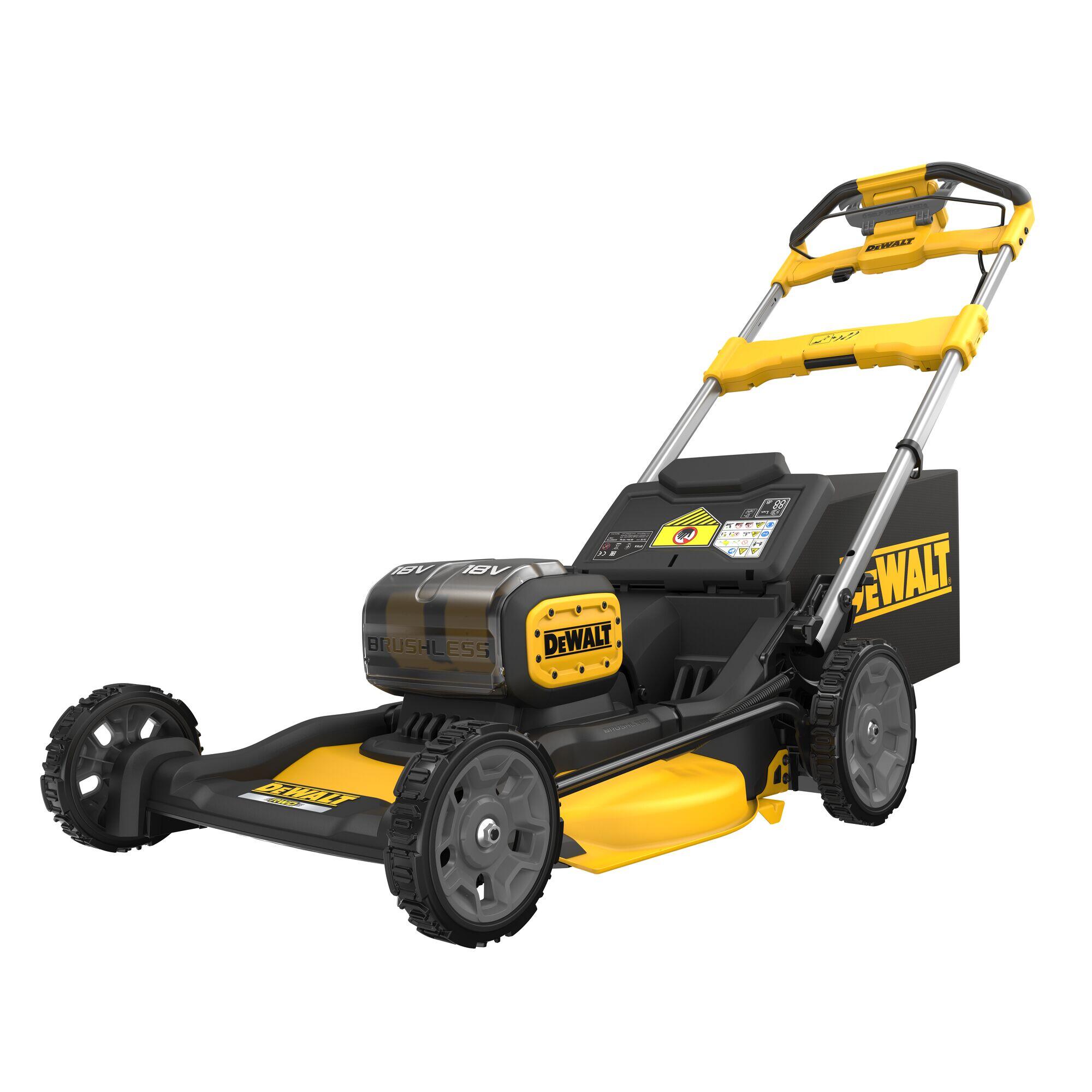 Tondeuse DEWALT XR 18V, L.53cm 2 Batteries 8Ah + Chargeur, DCMWSP156W2-QW - 2