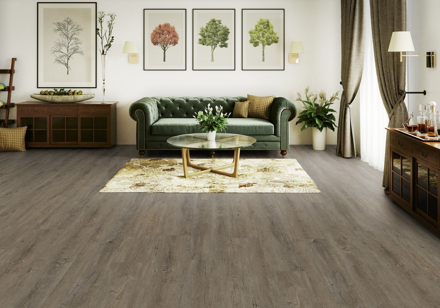 Suelo vinílico rigid lock crunchy 1,52 m²/caja
