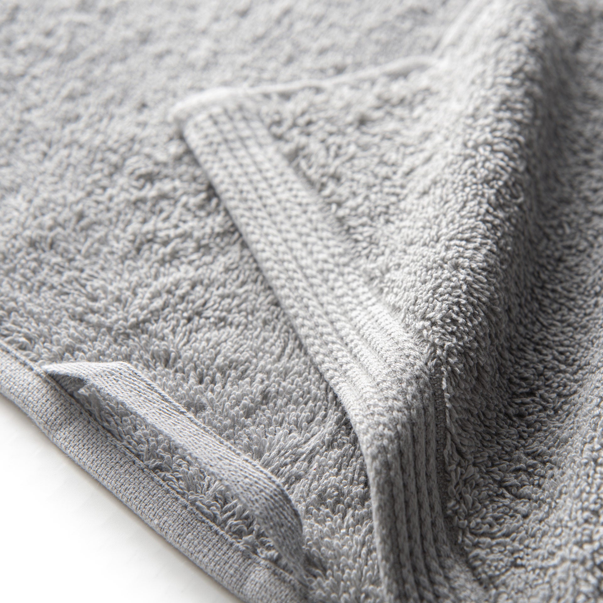 Toalha de algodão 70x140 cm cinzenta Sorema - 3