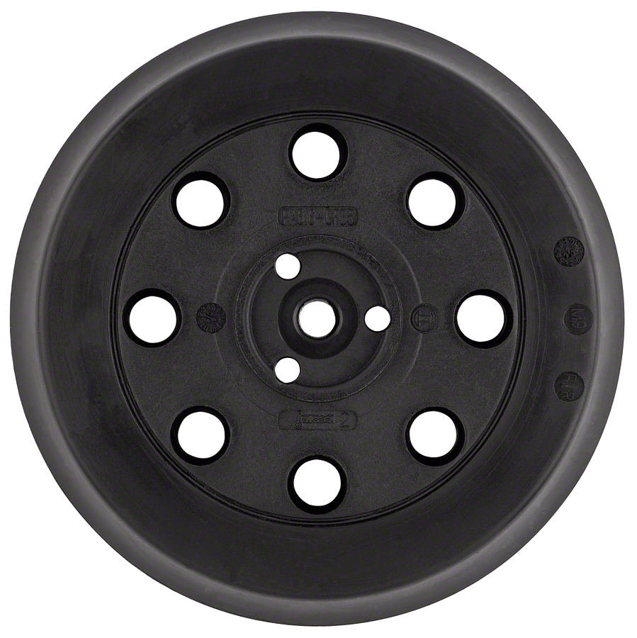 Plateau de ponçage mi dur pour BOSCH PEX 12/125/400 Diam.125 mm - 5