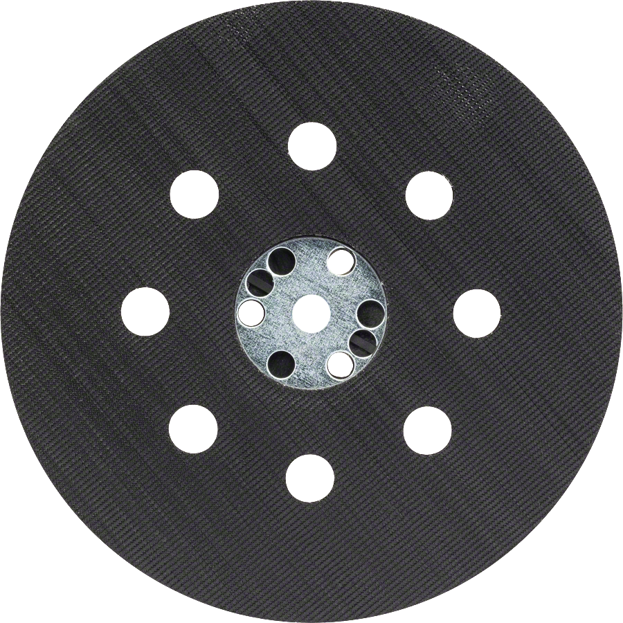 Plateau de ponçage mi dur pour BOSCH PEX 12/125/400 Diam.125 mm - 4