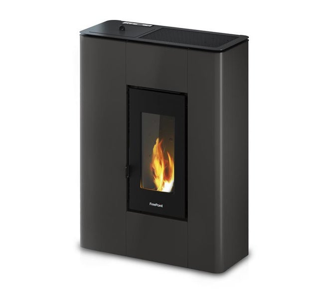 Poêle à granulés FREEPOINT 7023034 4.9 kW noir
