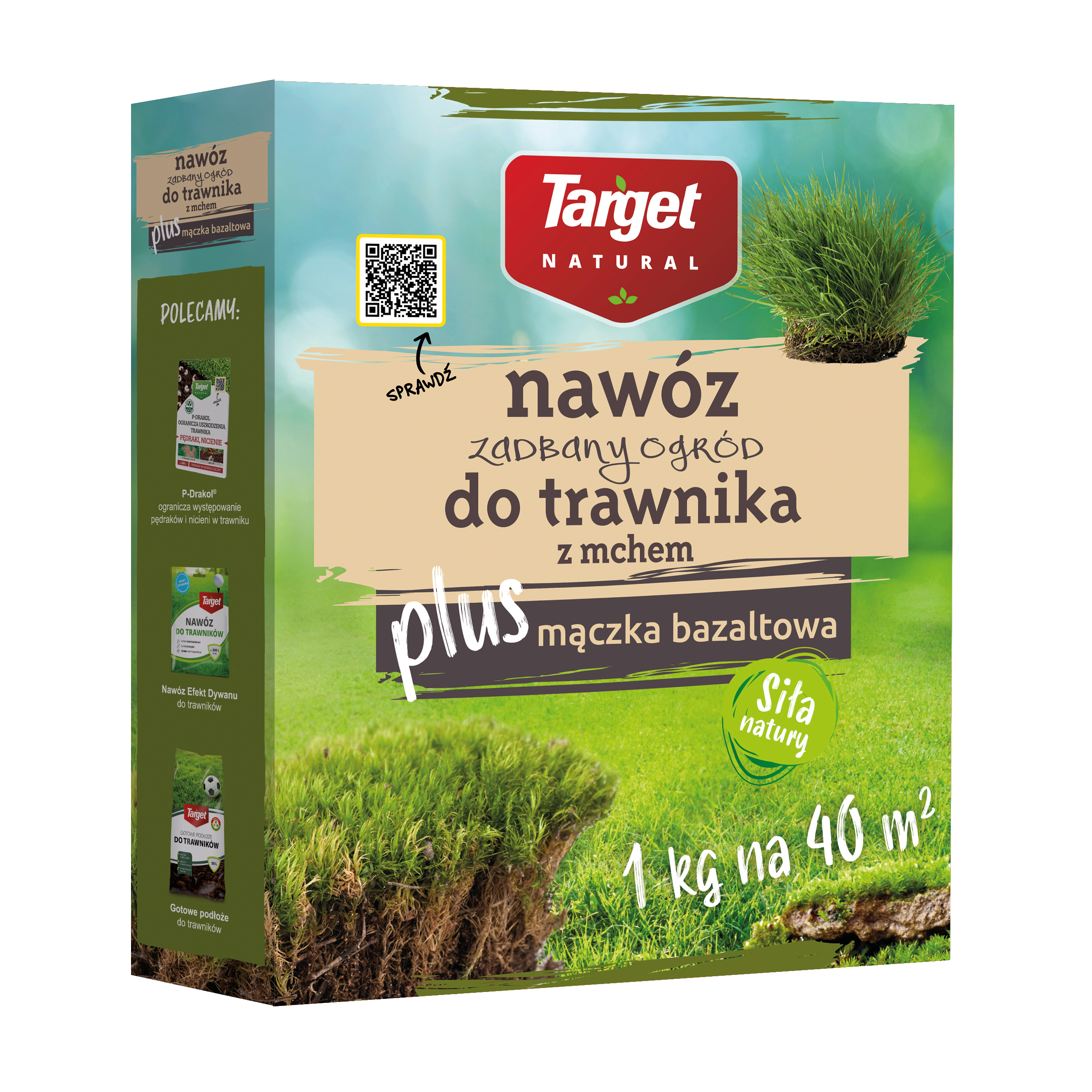 Nawóz do trawnika z mchem 1kg Zadbany ogród Target