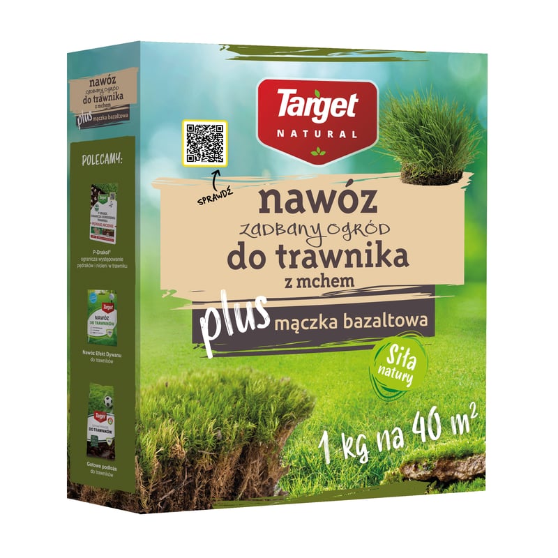 Nawóz do trawnika z mchem 1kg Zadbany ogród Target