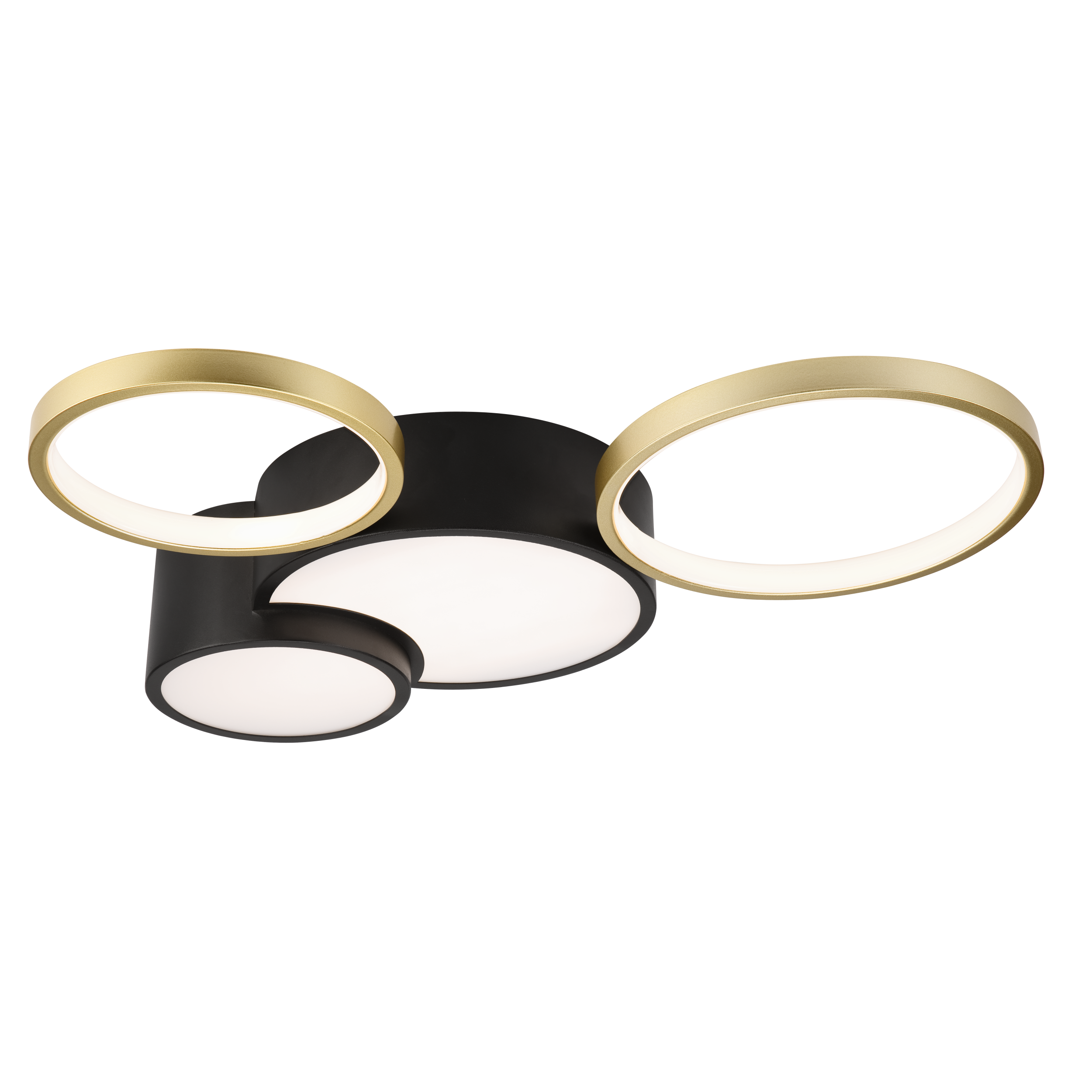 Plafon Alizee czarno-złoty LED - 5