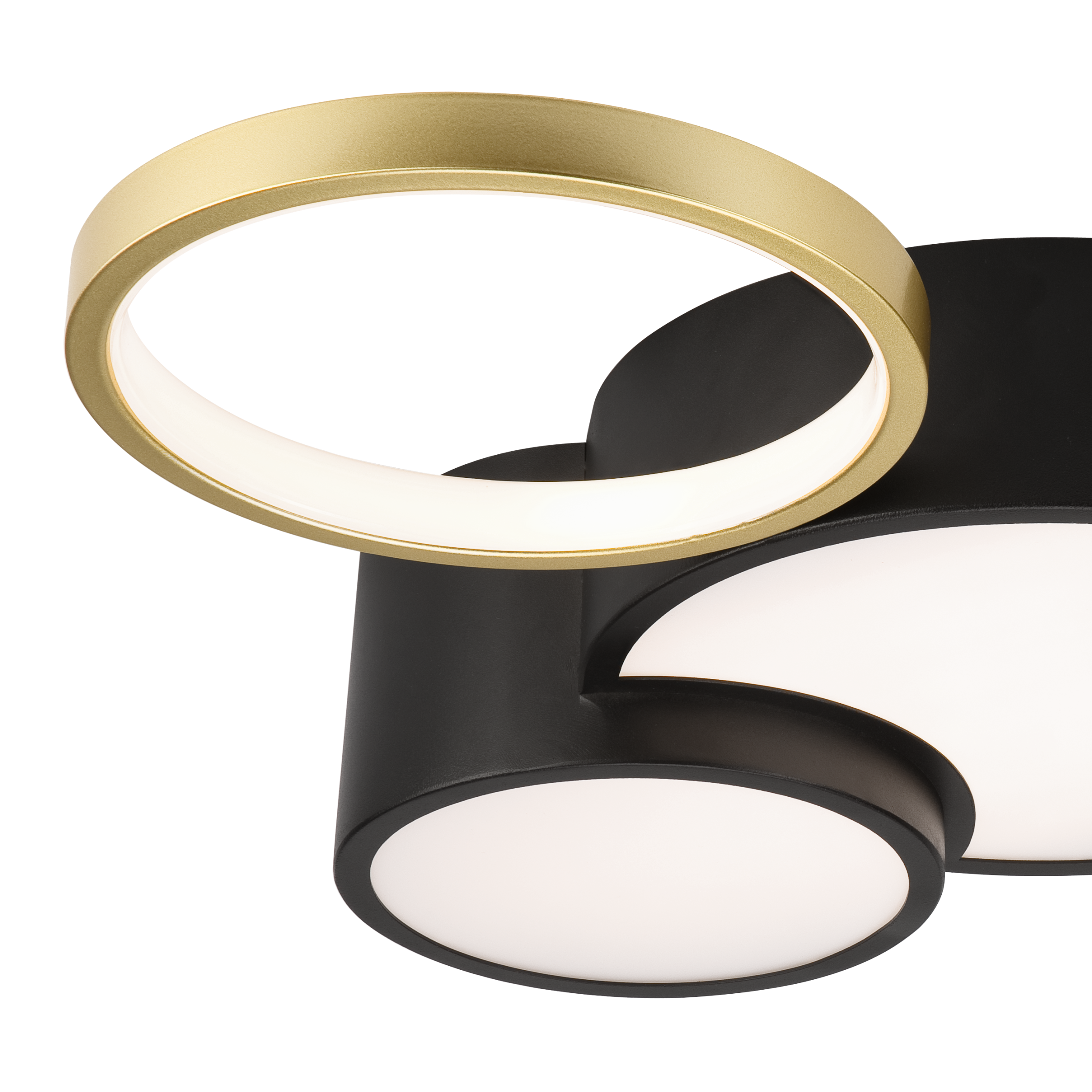 Plafon Alizee czarno-złoty LED - 6