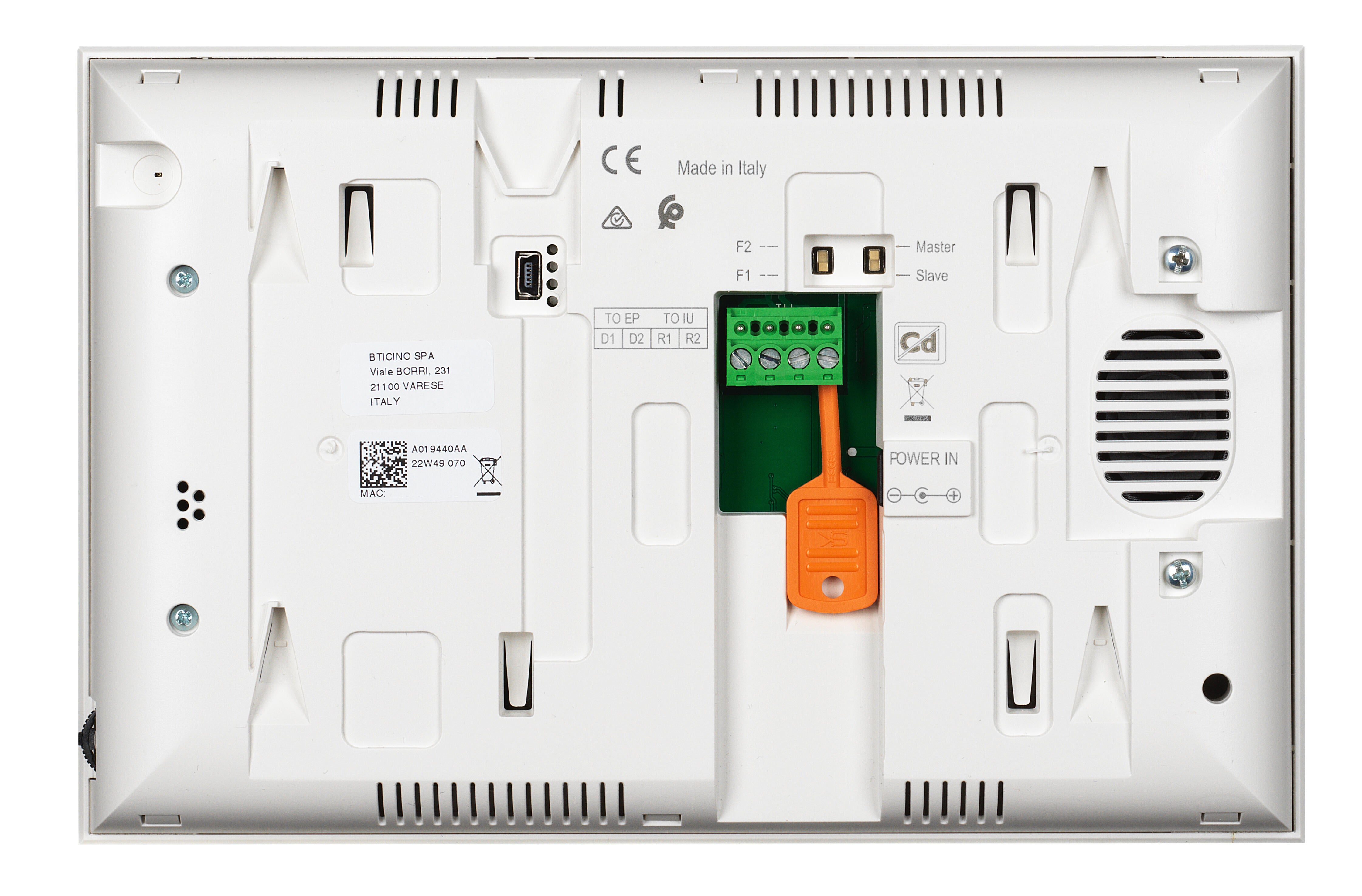 Videocitofono WiFi connesso BTICINO Easykit 310914 2 fili LCD 7