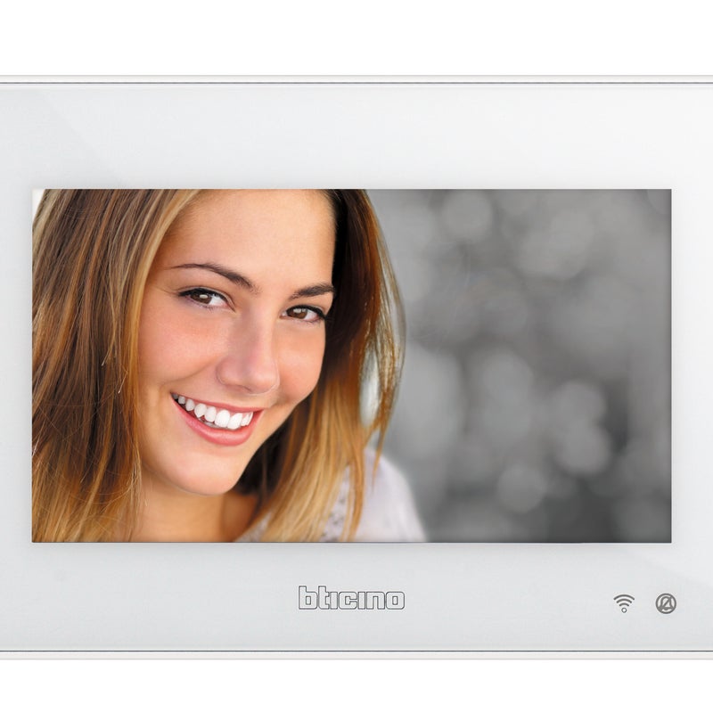 BTICINO Schermo supplementare per videocitofono WIFI connesso 335254 LCD 7" touchscreen bianco