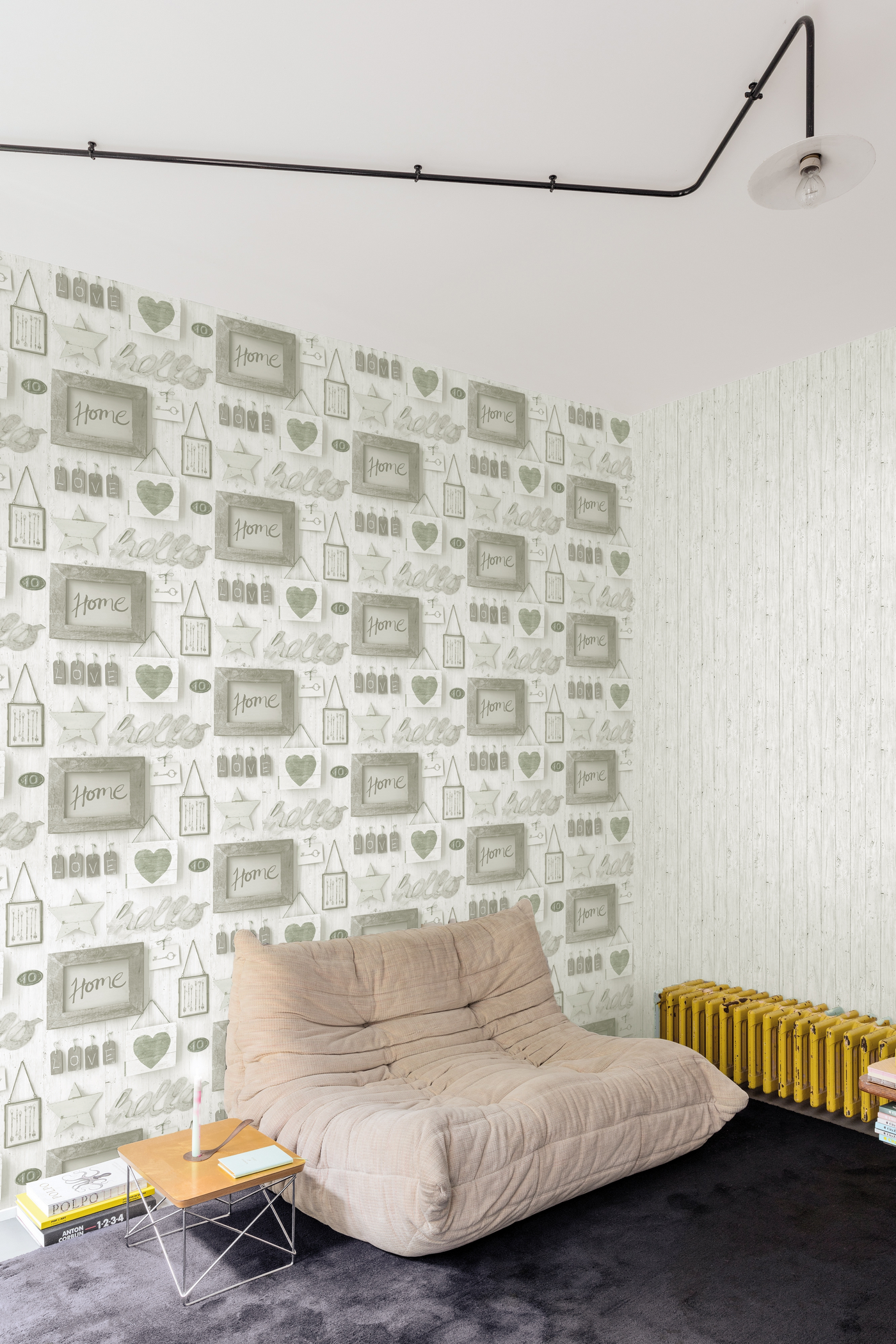 Papel pintado vinílico madera vintage 0,53x10,05 metros