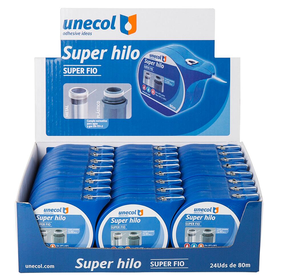Hilo sellador UNECOL 80M de 1mm de ancho - 4