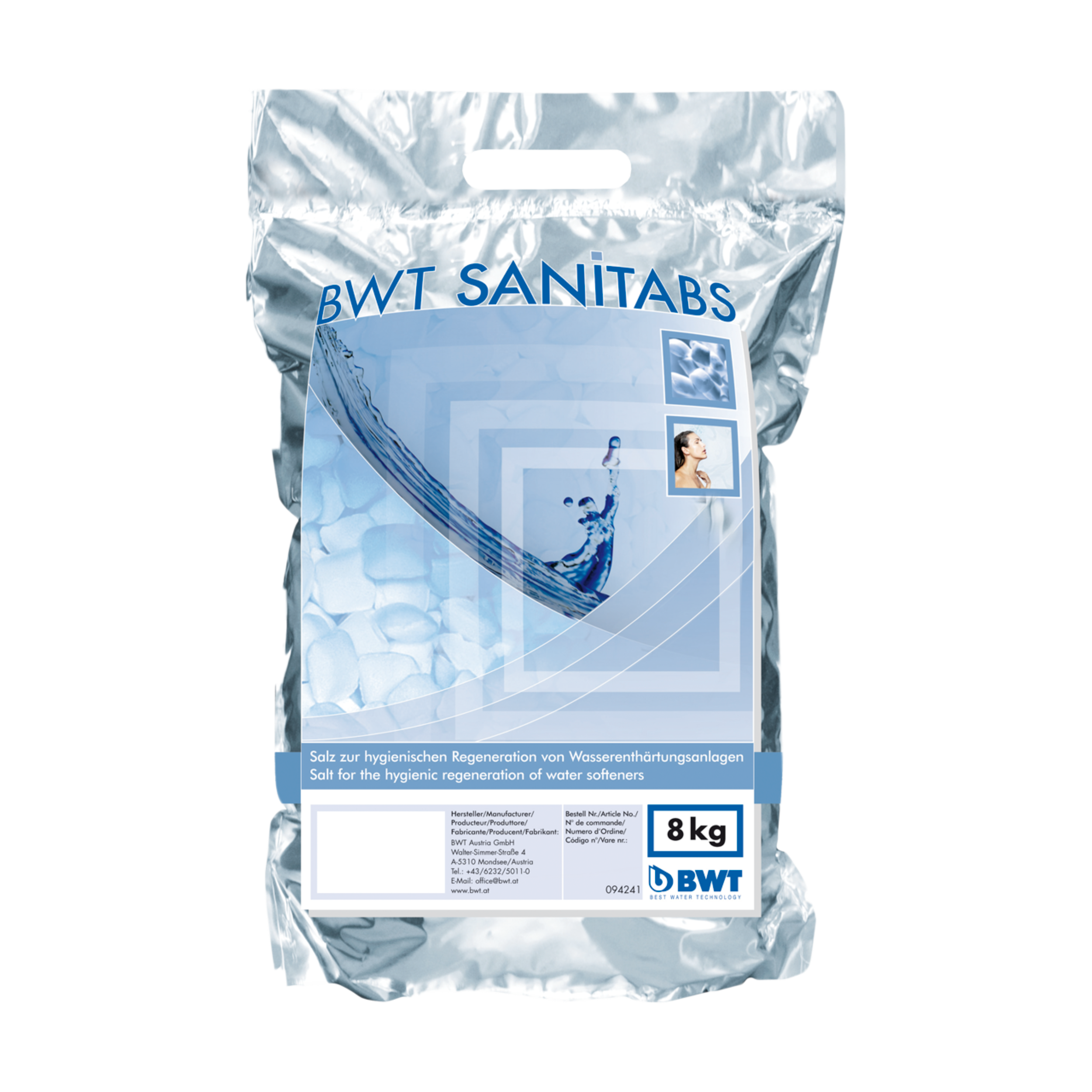 Sól do zmiękczacza wody BWT SANITABS 7.9 kg BWT