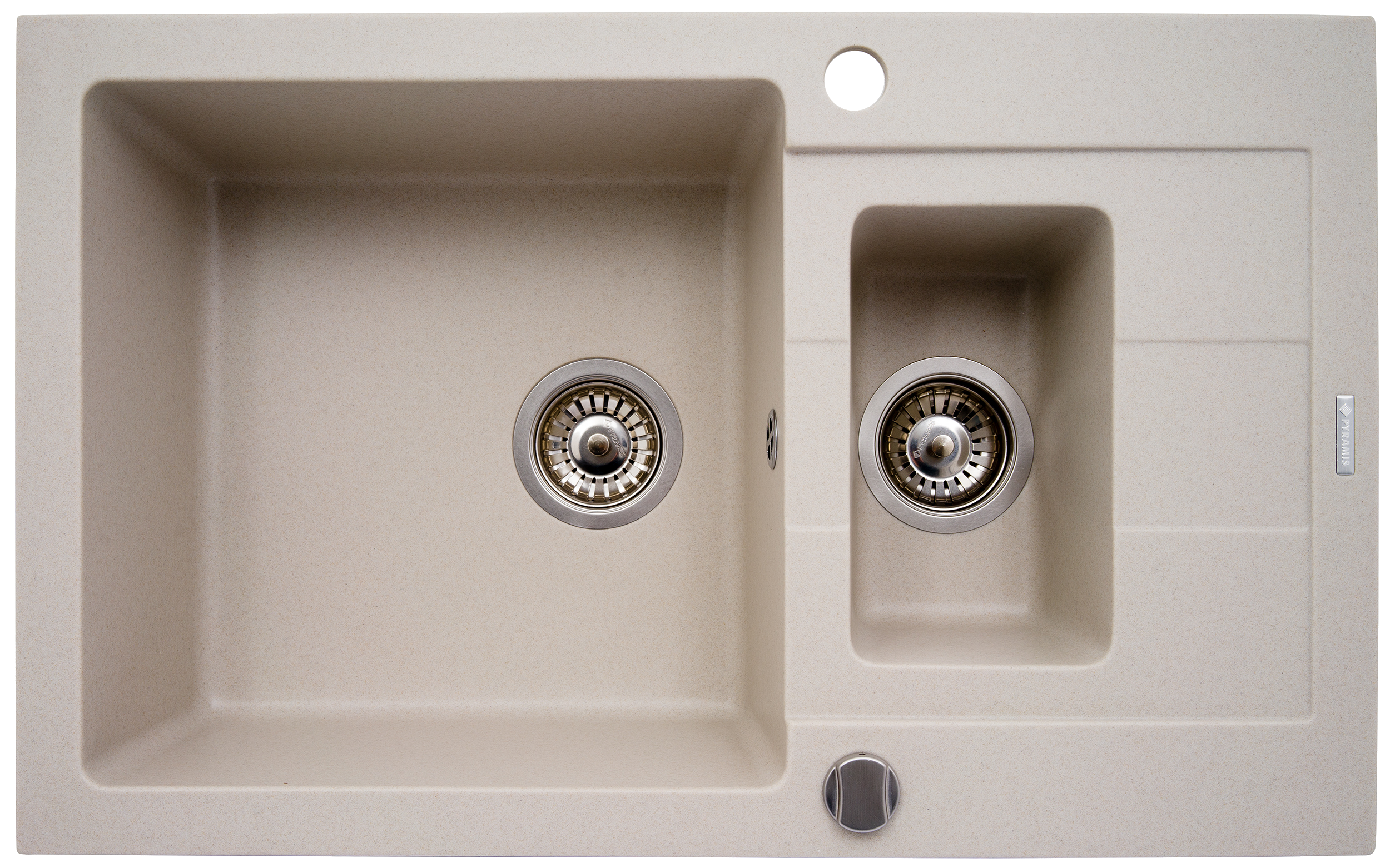 Zlewozmywak granitowy Senar 2 Pyramis