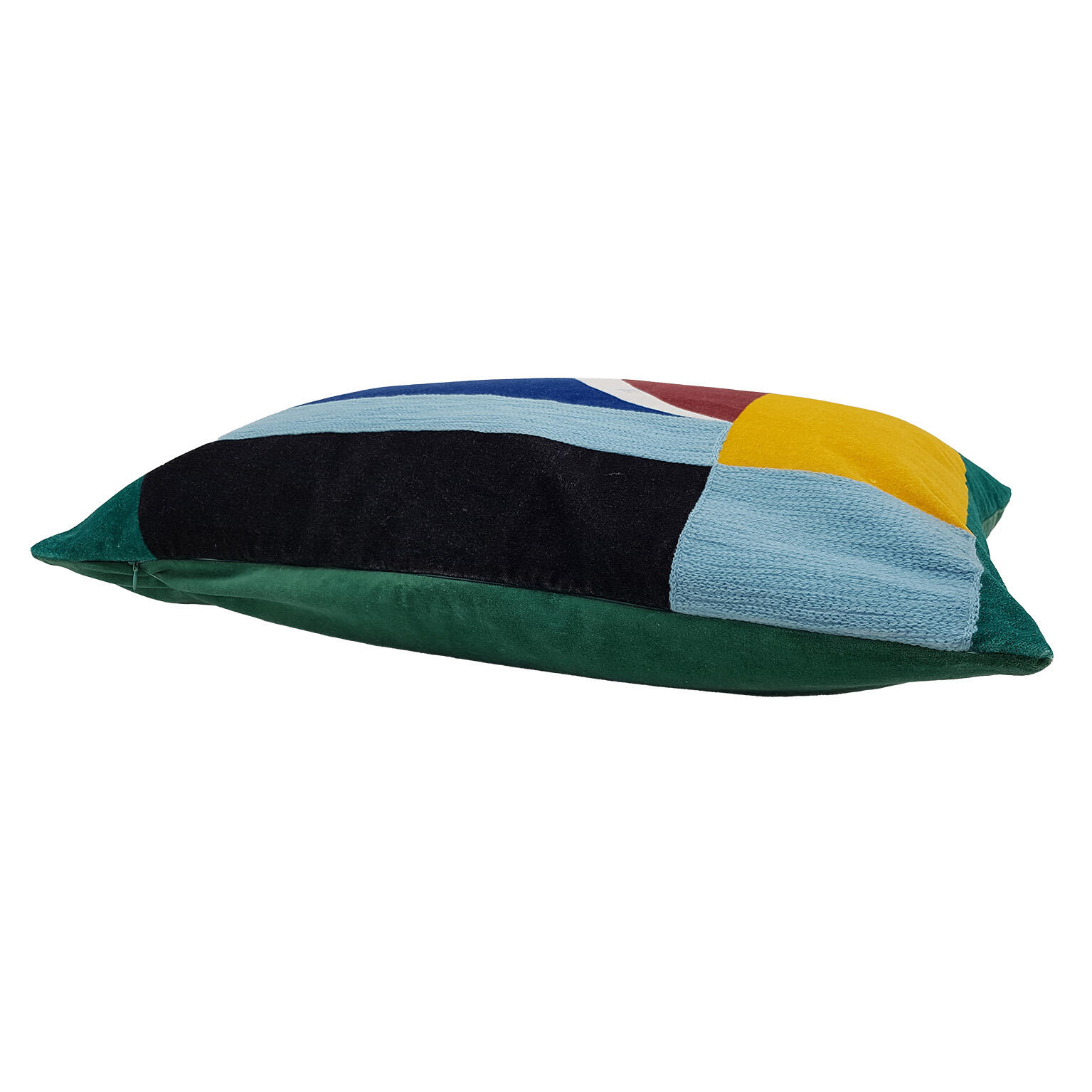 Coussin effet velour Hannes, multicouleur l.30 x L.50 cm - 2